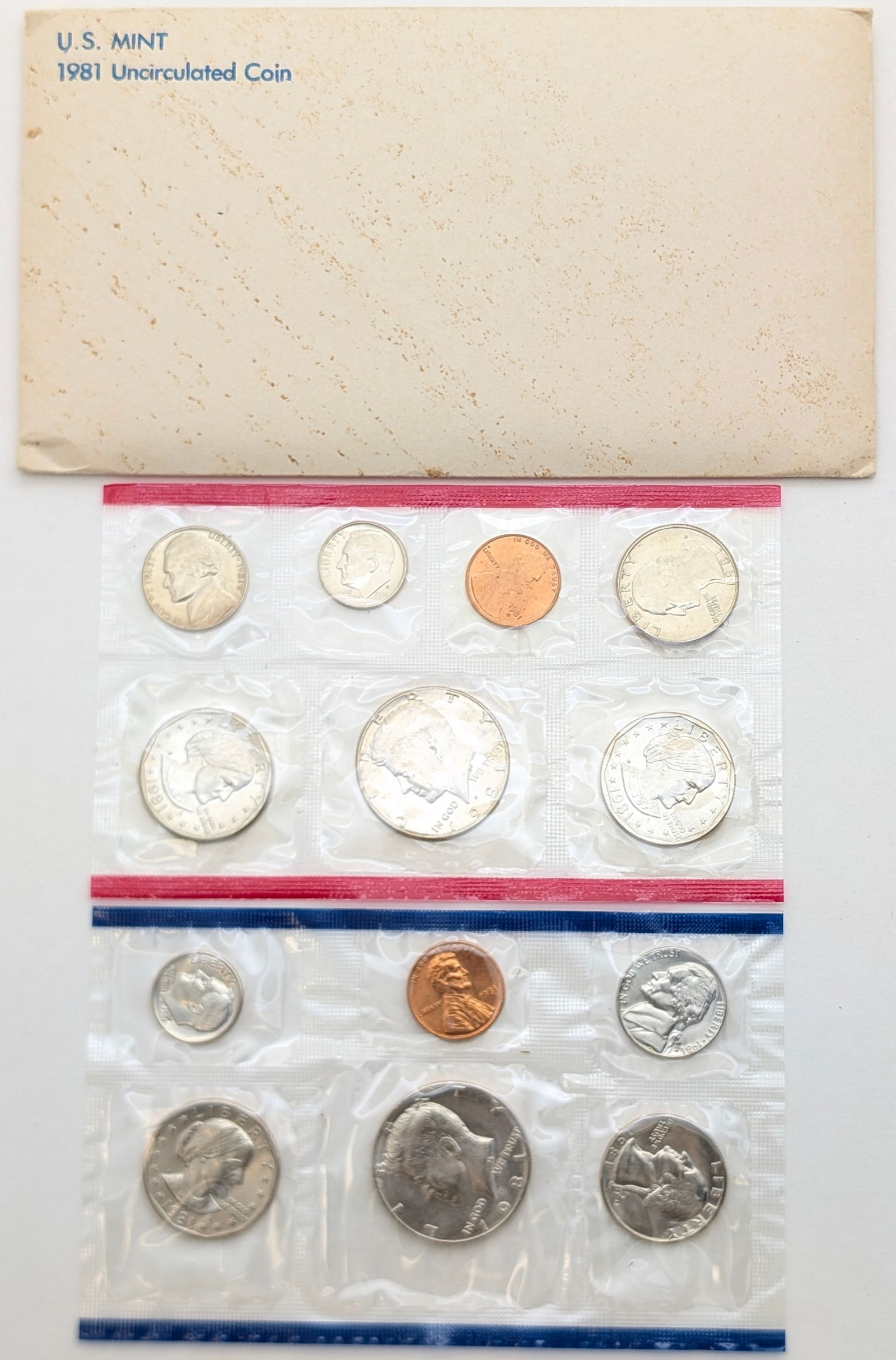 1981 US Mint Uncirculated Coin Set: Coin 