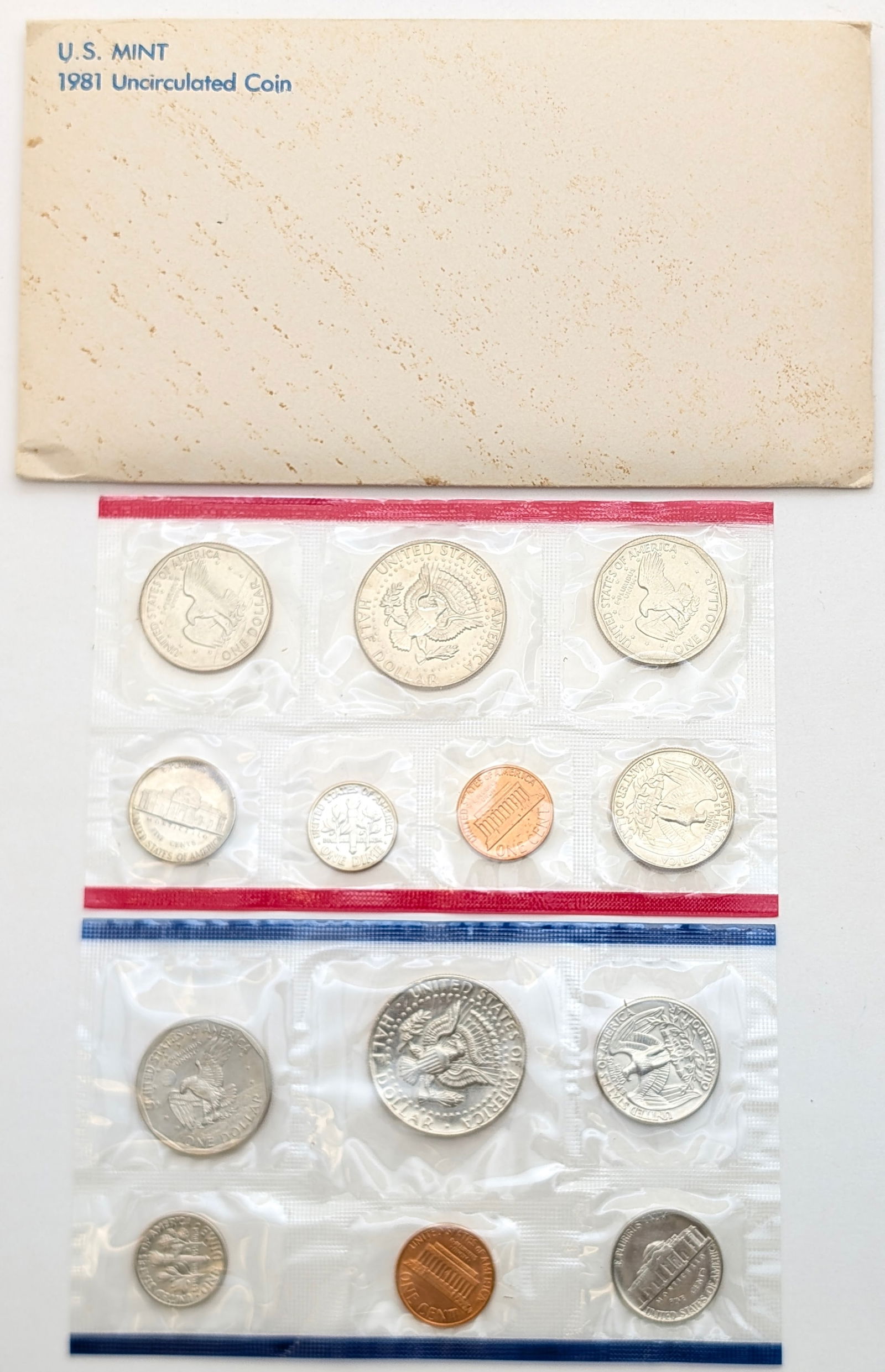 1981 US Mint Uncirculated Coin Set - 2