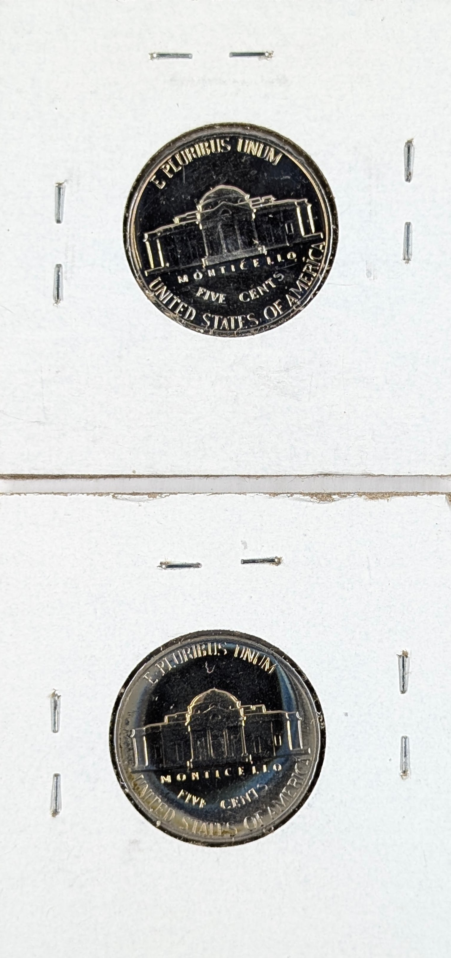 Lot of 2 Jefferson Nickels - 1969-S, 1970-S - Both Proof - 2