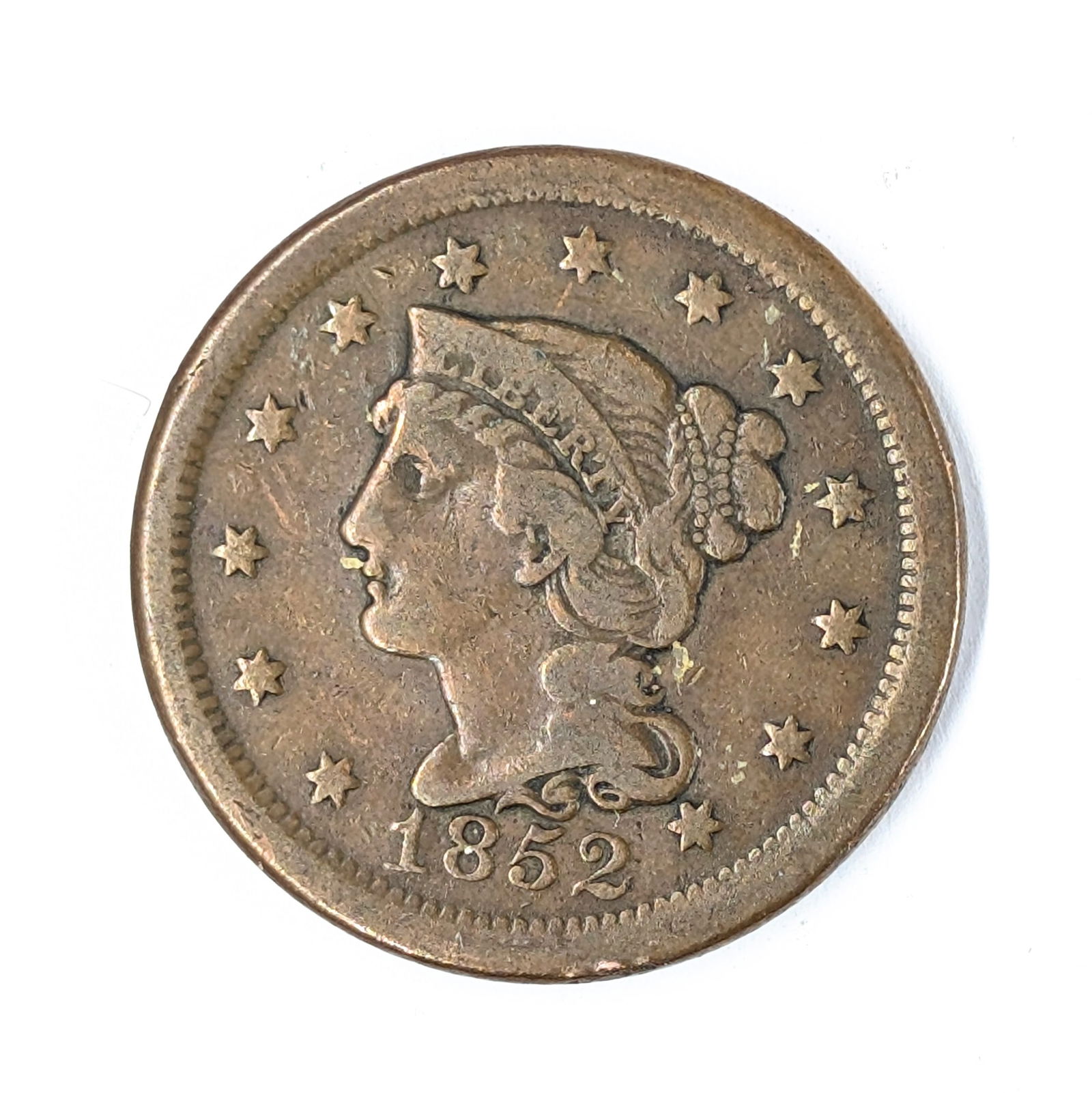 1852 Matron Head Large Cent: Coin 