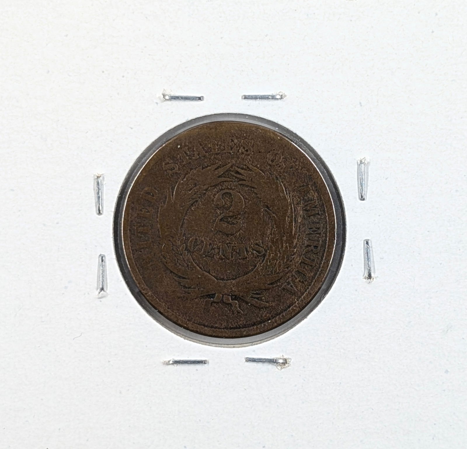 1865 Two Cent Piece - 2