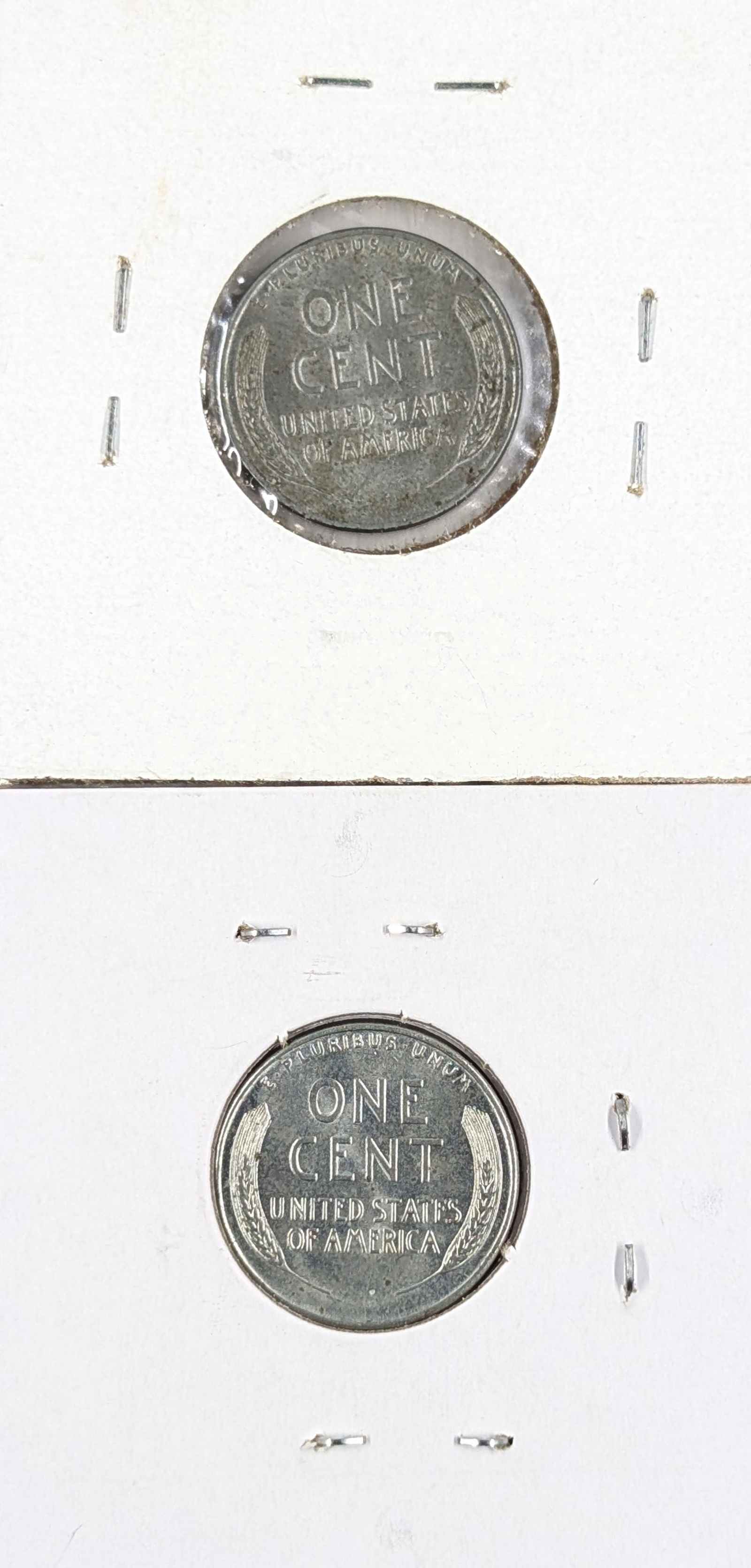 Lot of 2 - 1943 Steel Lincoln Cents - 2