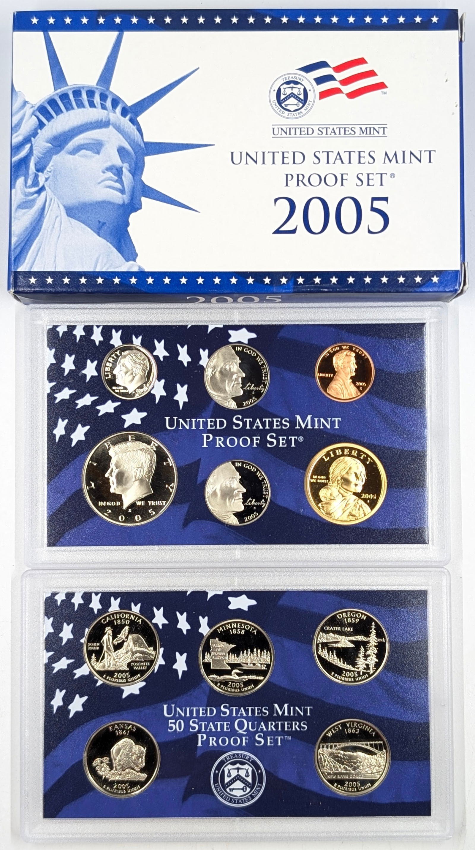 2005 US Mint Proof Set w/ COA: Coin 