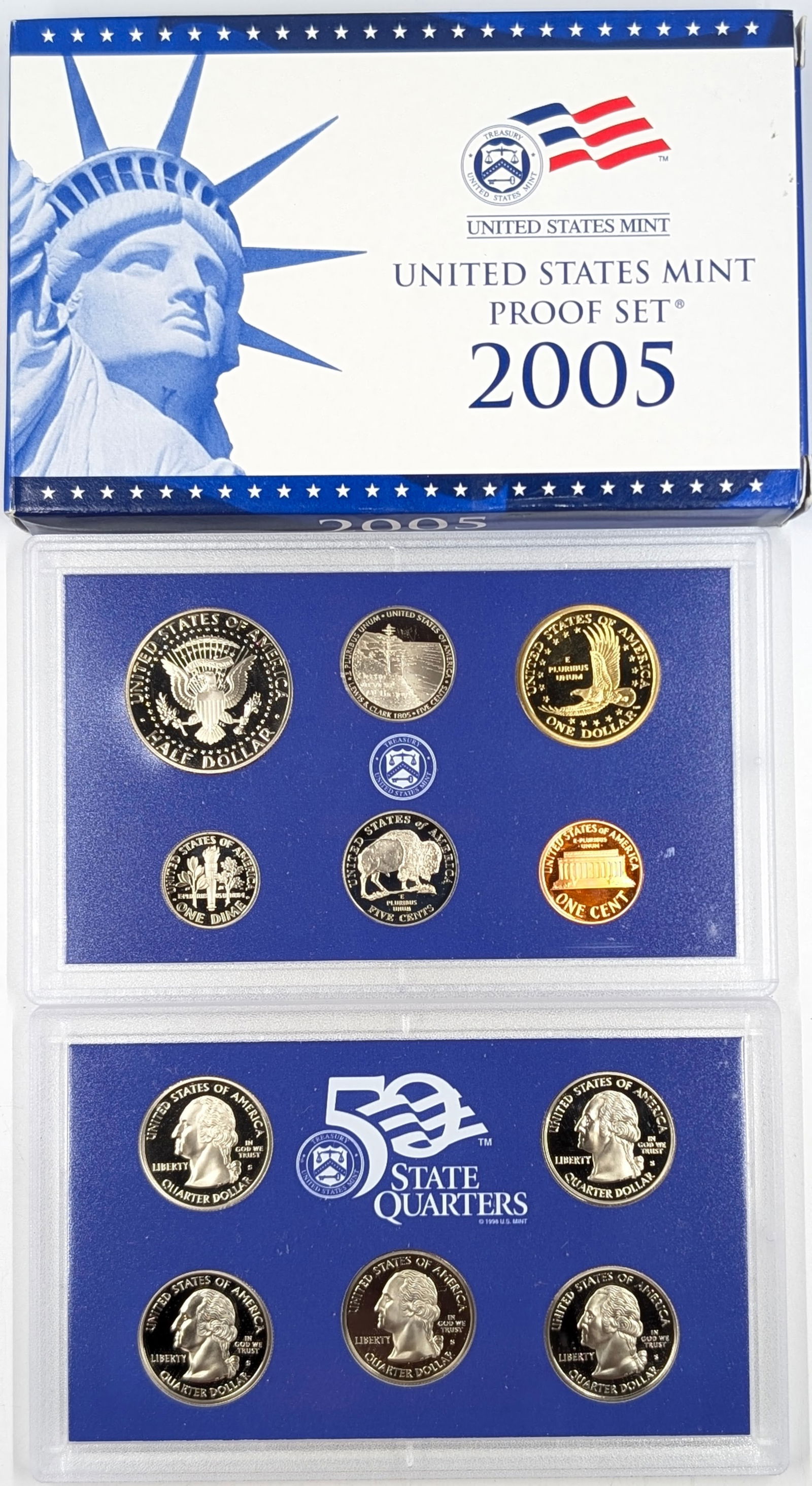 2005 US Mint Proof Set w/ COA - 2