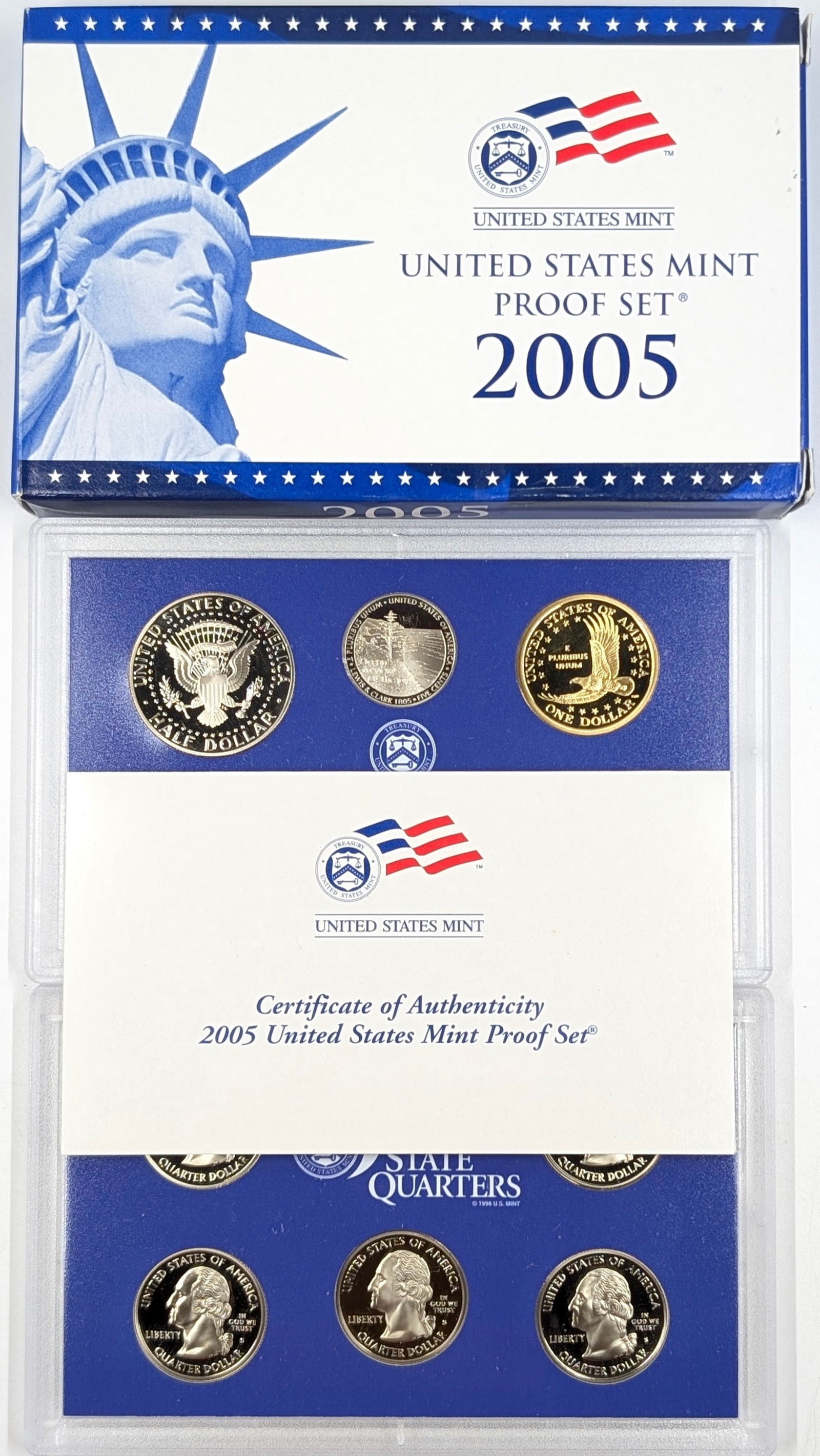 2005 US Mint Proof Set w/ COA - 3