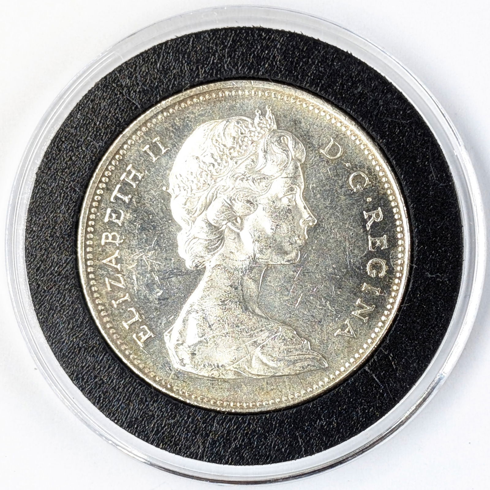 1966 Silver Canada 1 Dollar - 2