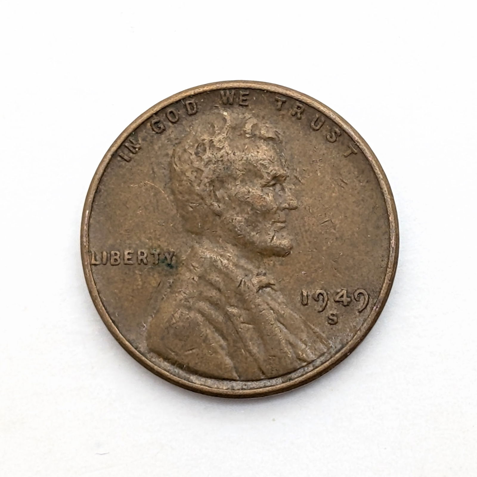 Roll of 50 - 1949-S Wheat Cents - 2