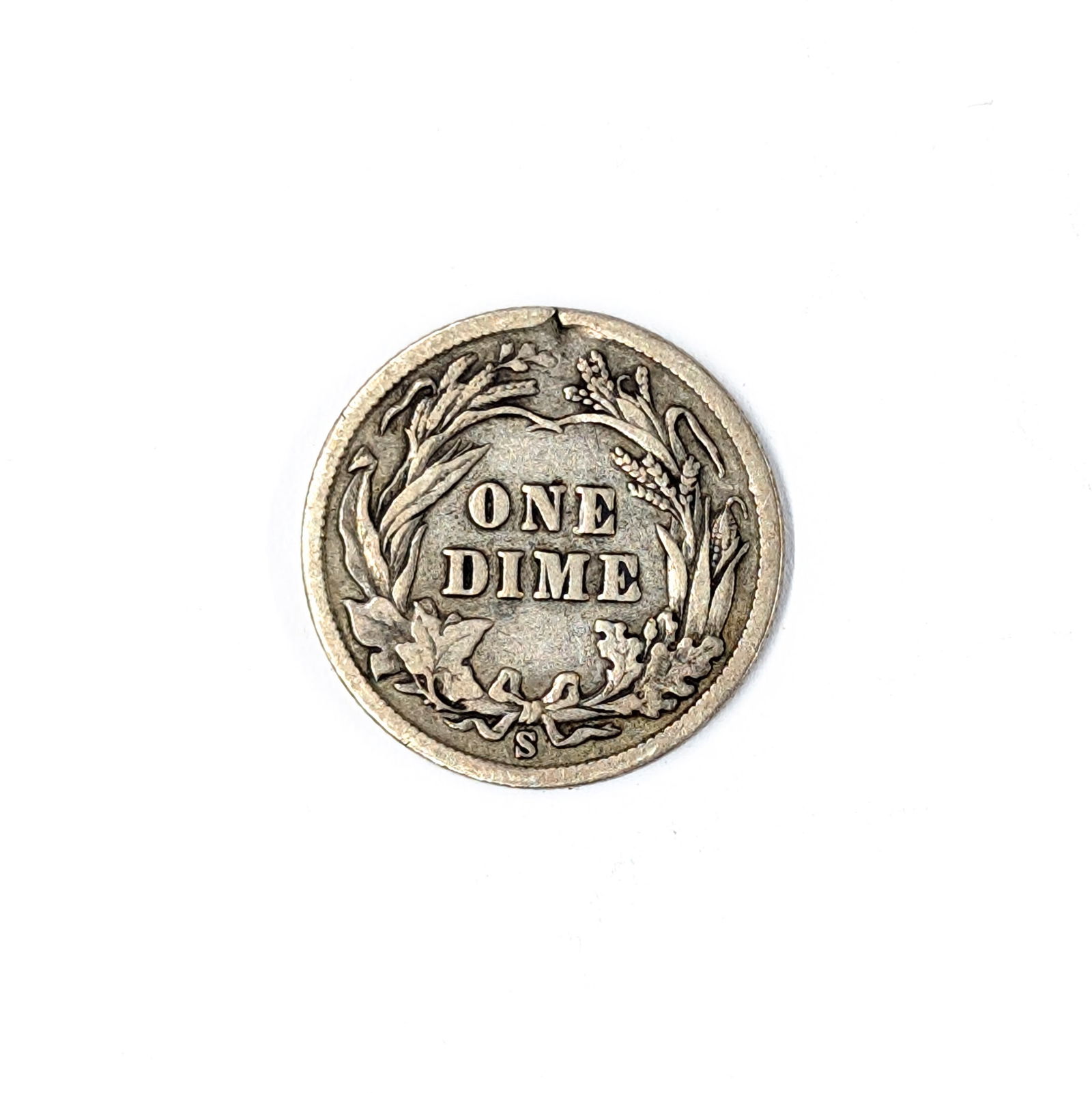 1900-S Silver Barber Dime - 2