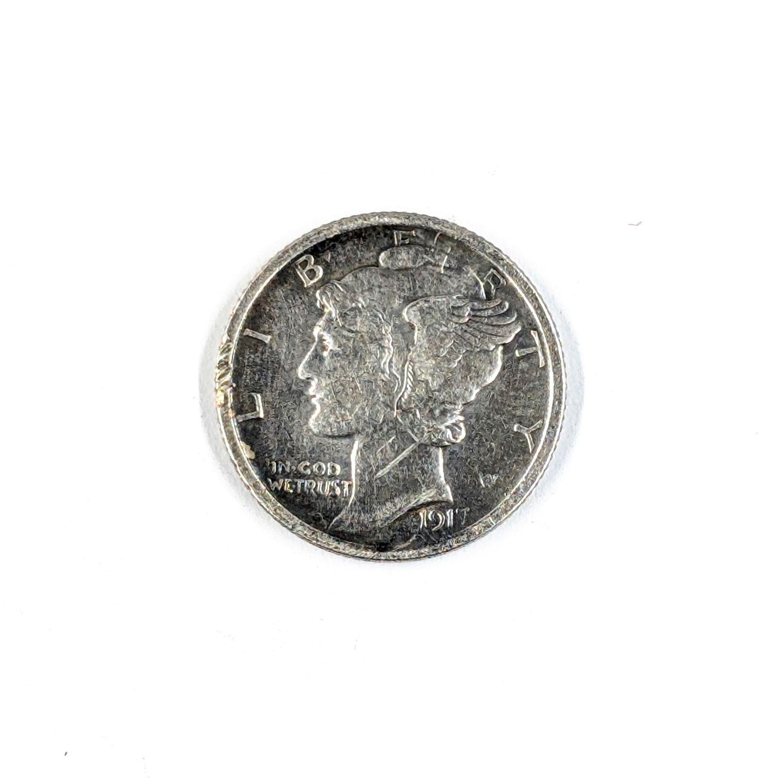 1917 Silver Mercury Dime: Silver
