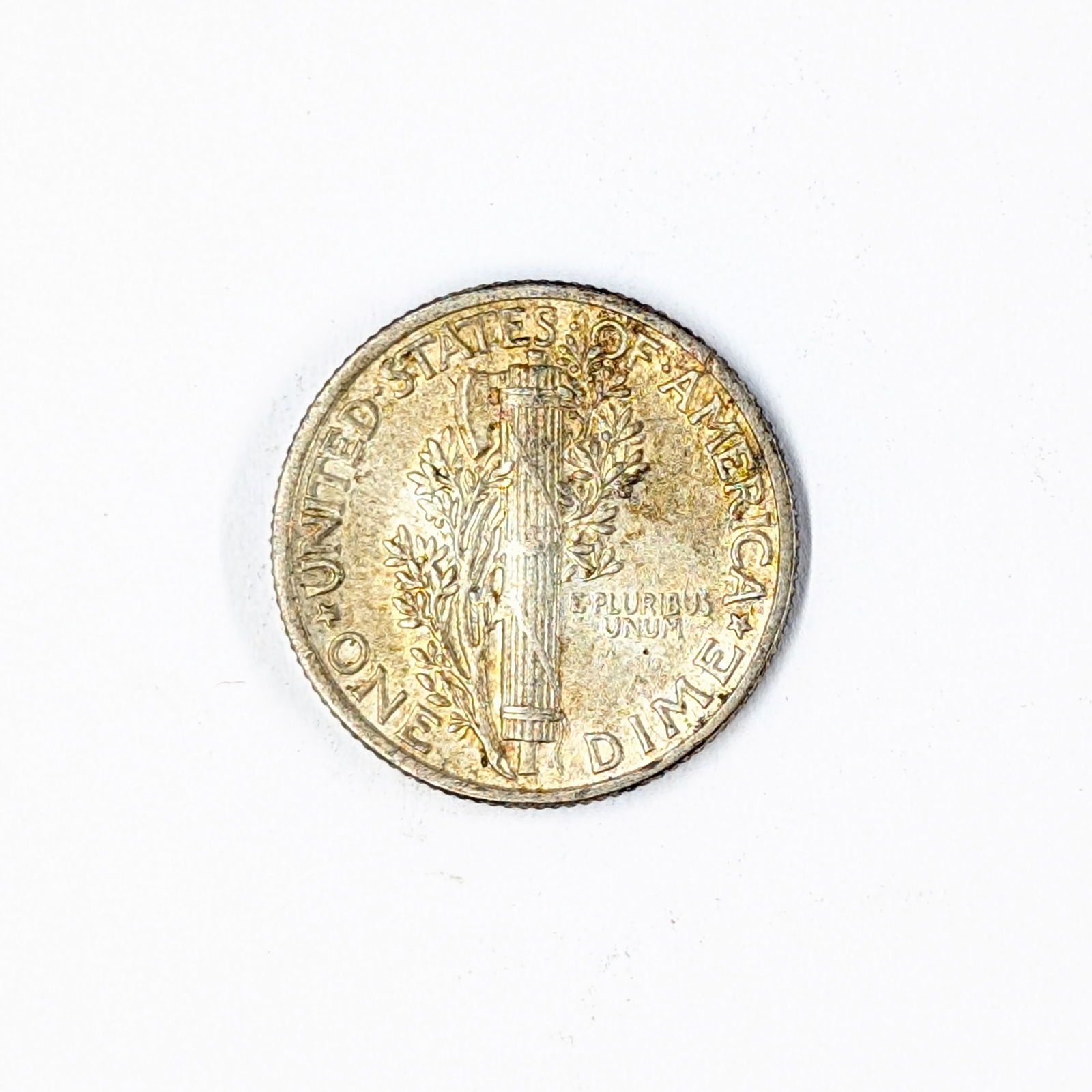 1941 Silver Mercury Dime - Toned - 2