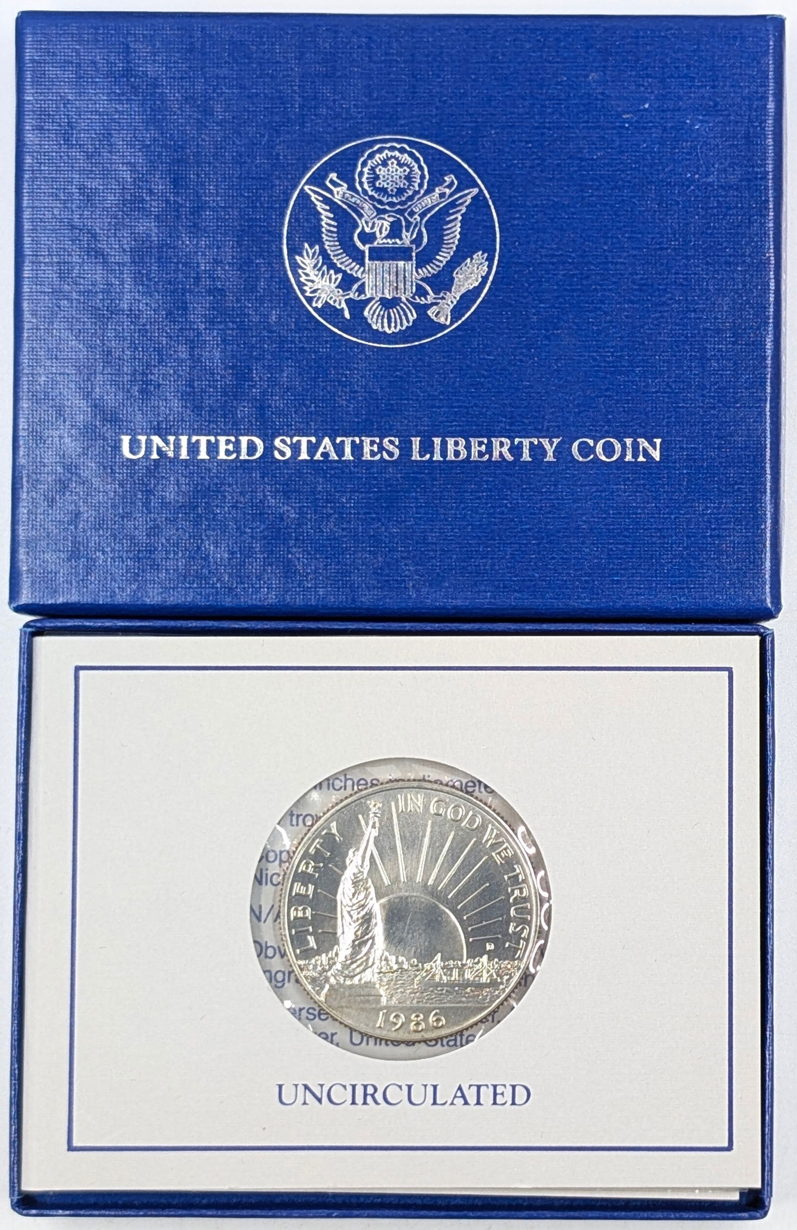 1986 Statue of Liberty Half Dollar - BU: Coin 