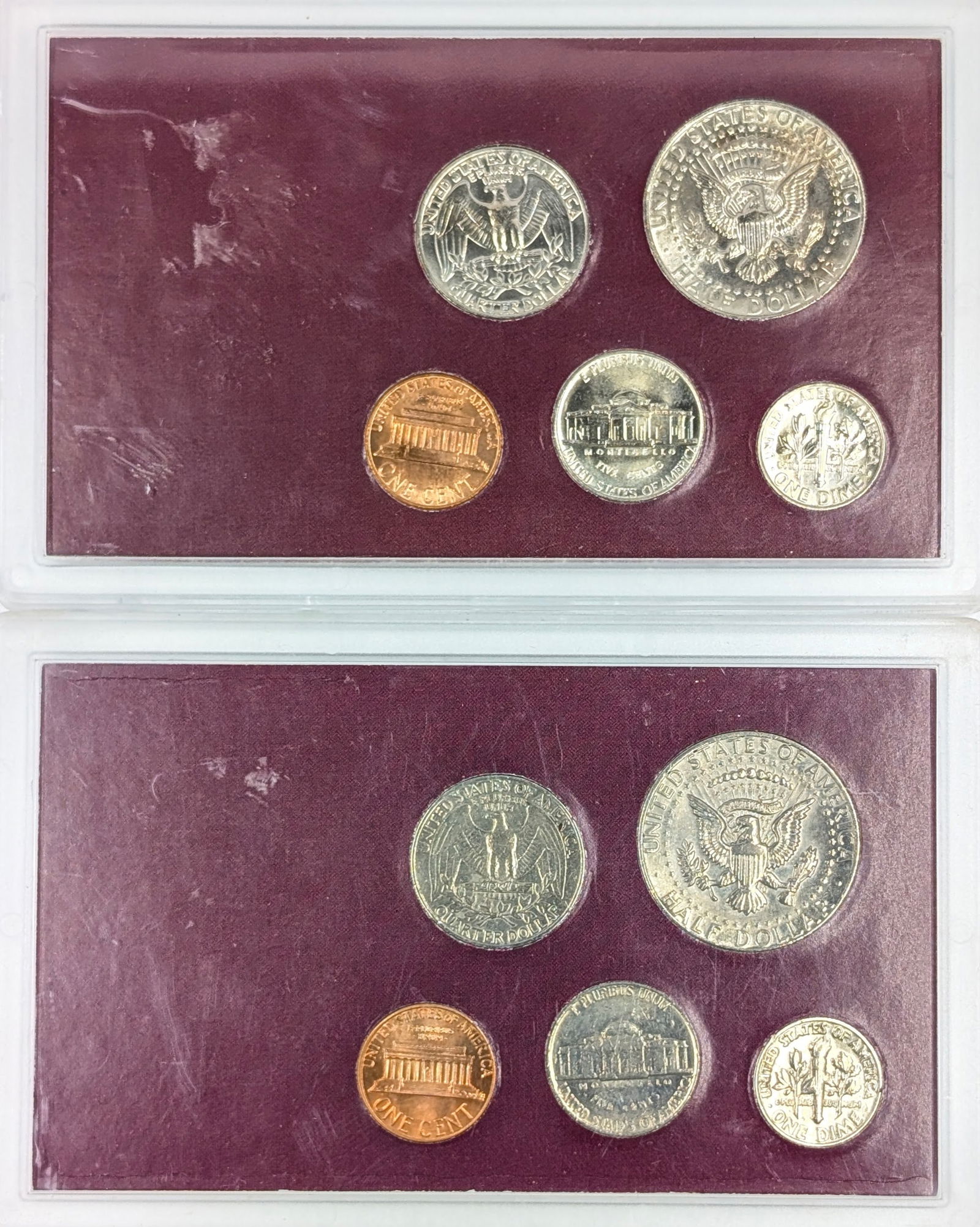 Lot of 2 US Mint Coinage Sets - 1981-1982 - 2