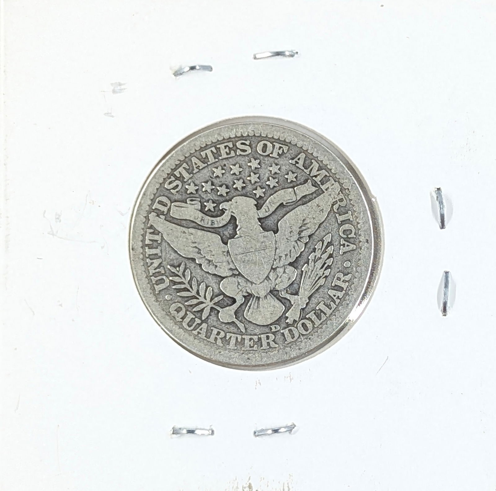 1916-D Silver Barber Quarter - 2