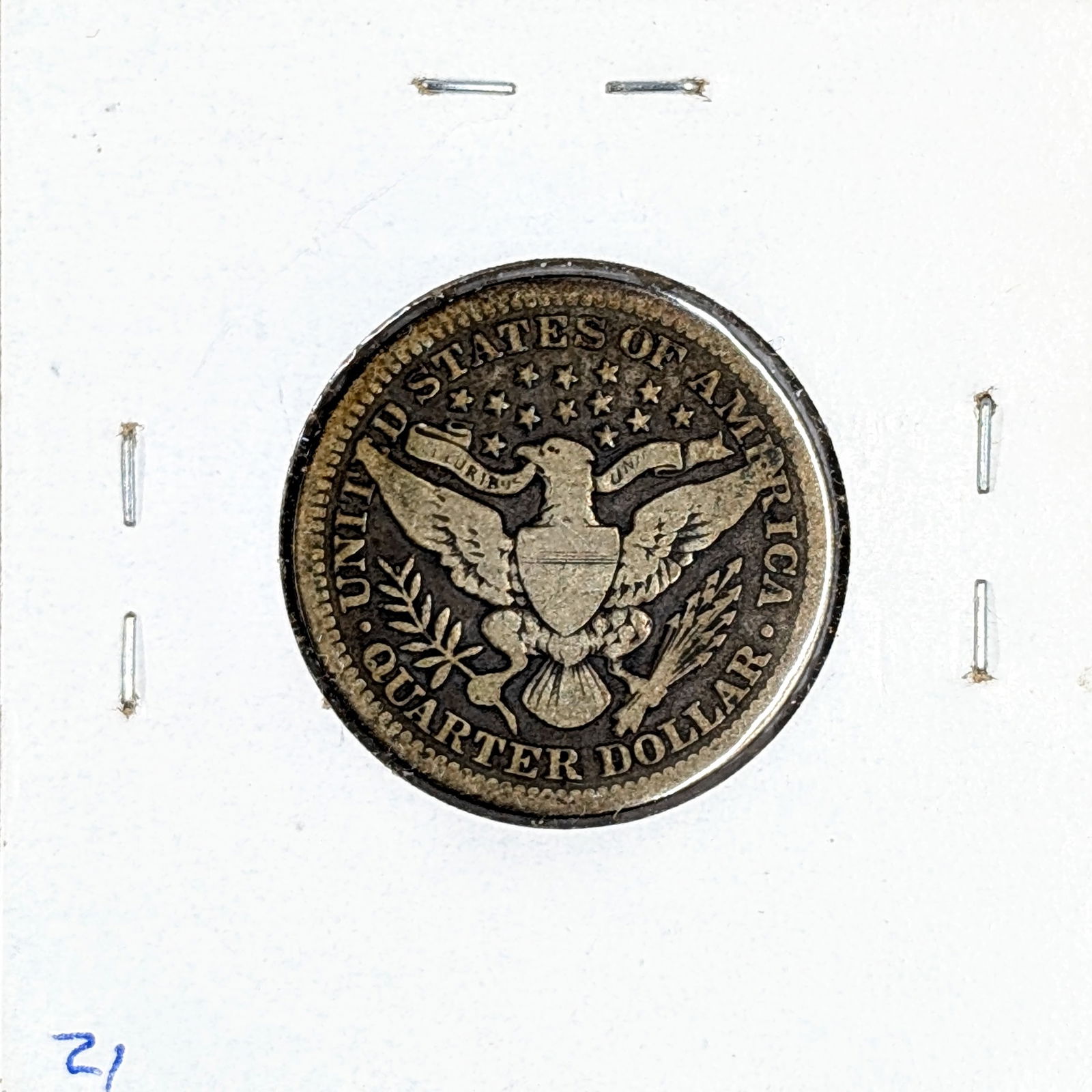 1905 Silver Barber Quarter - 2