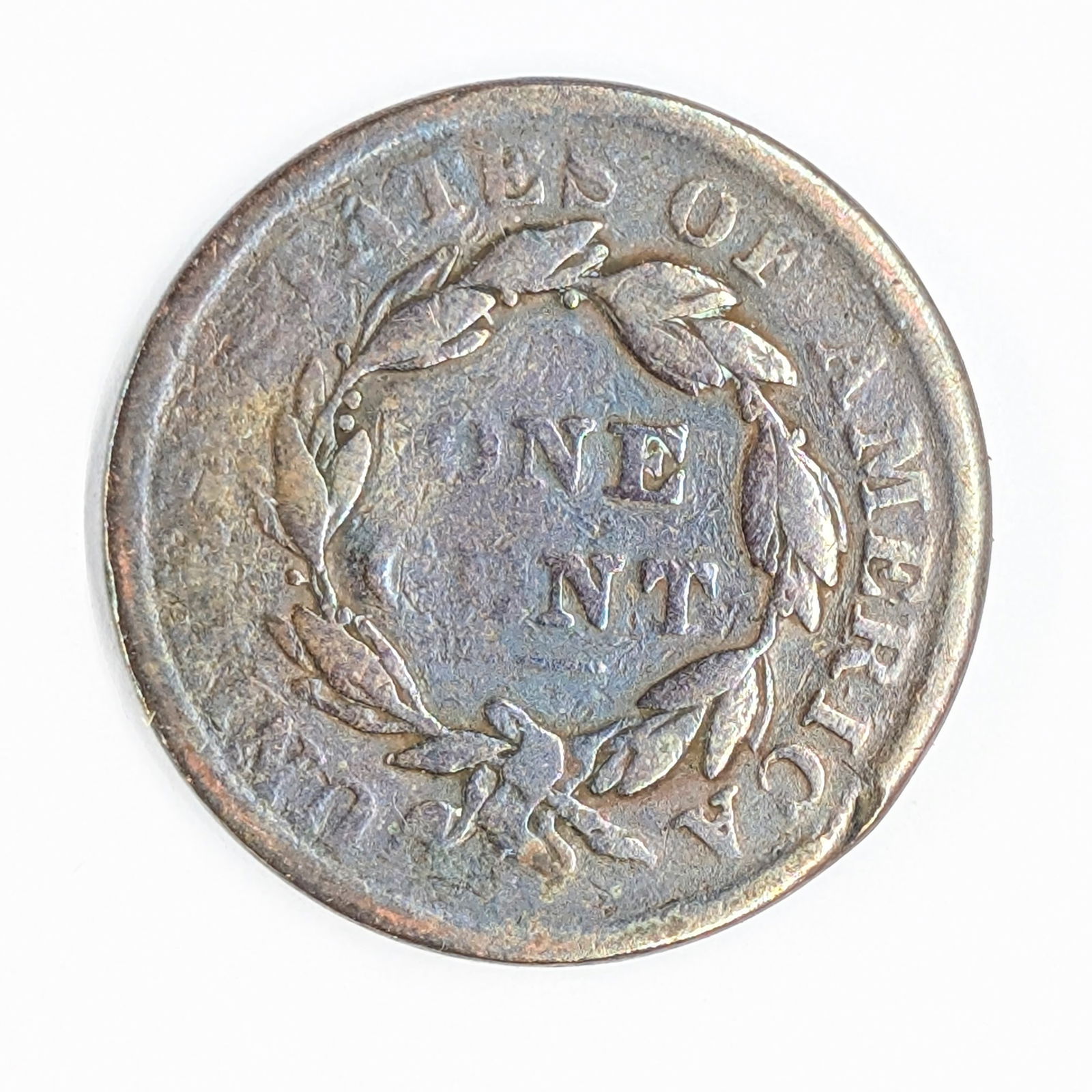 Large Cent- No Date, Toned - 2