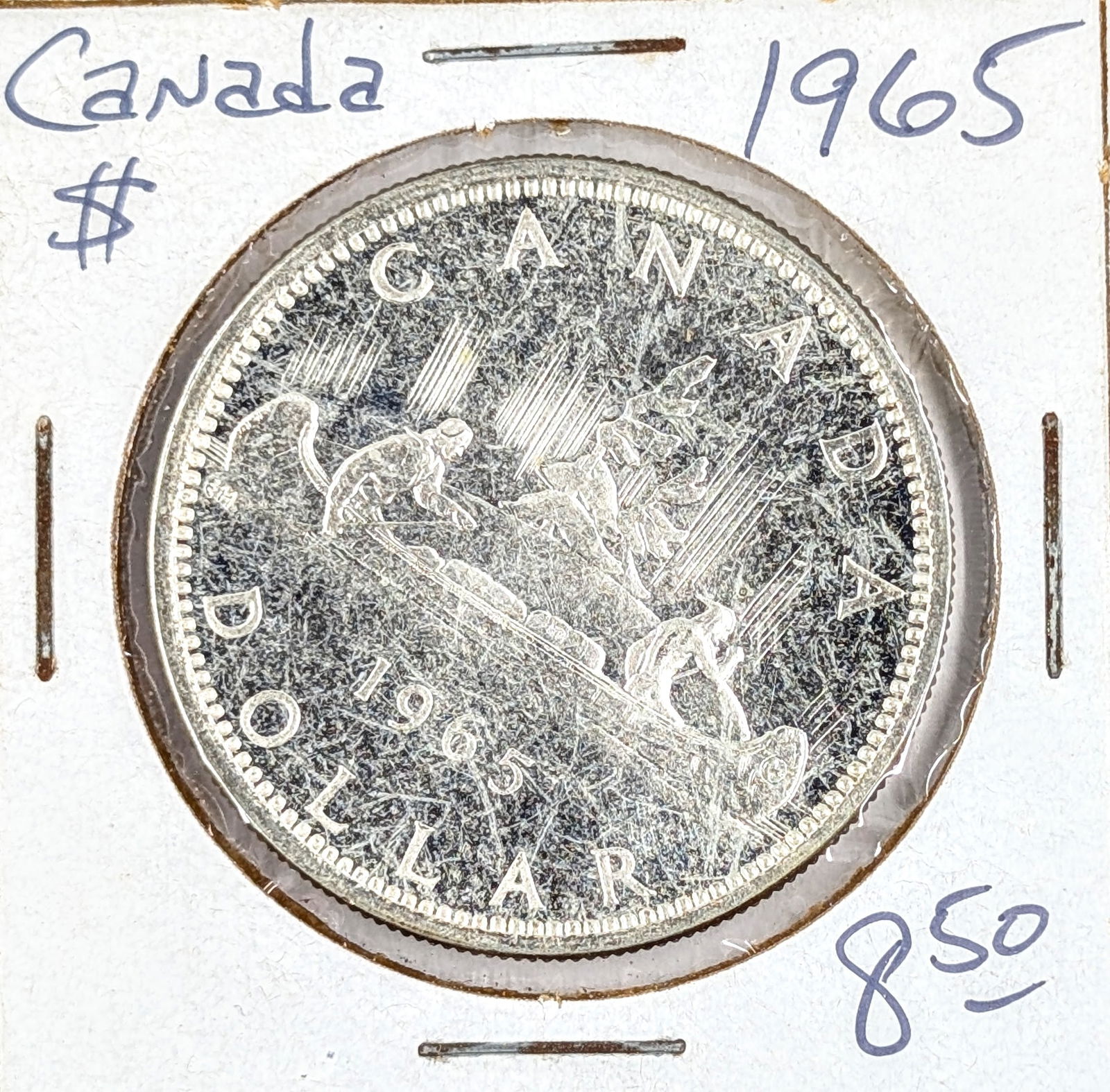 1965 Silver Canadian Dollar- Uncirculated (1 of 2)