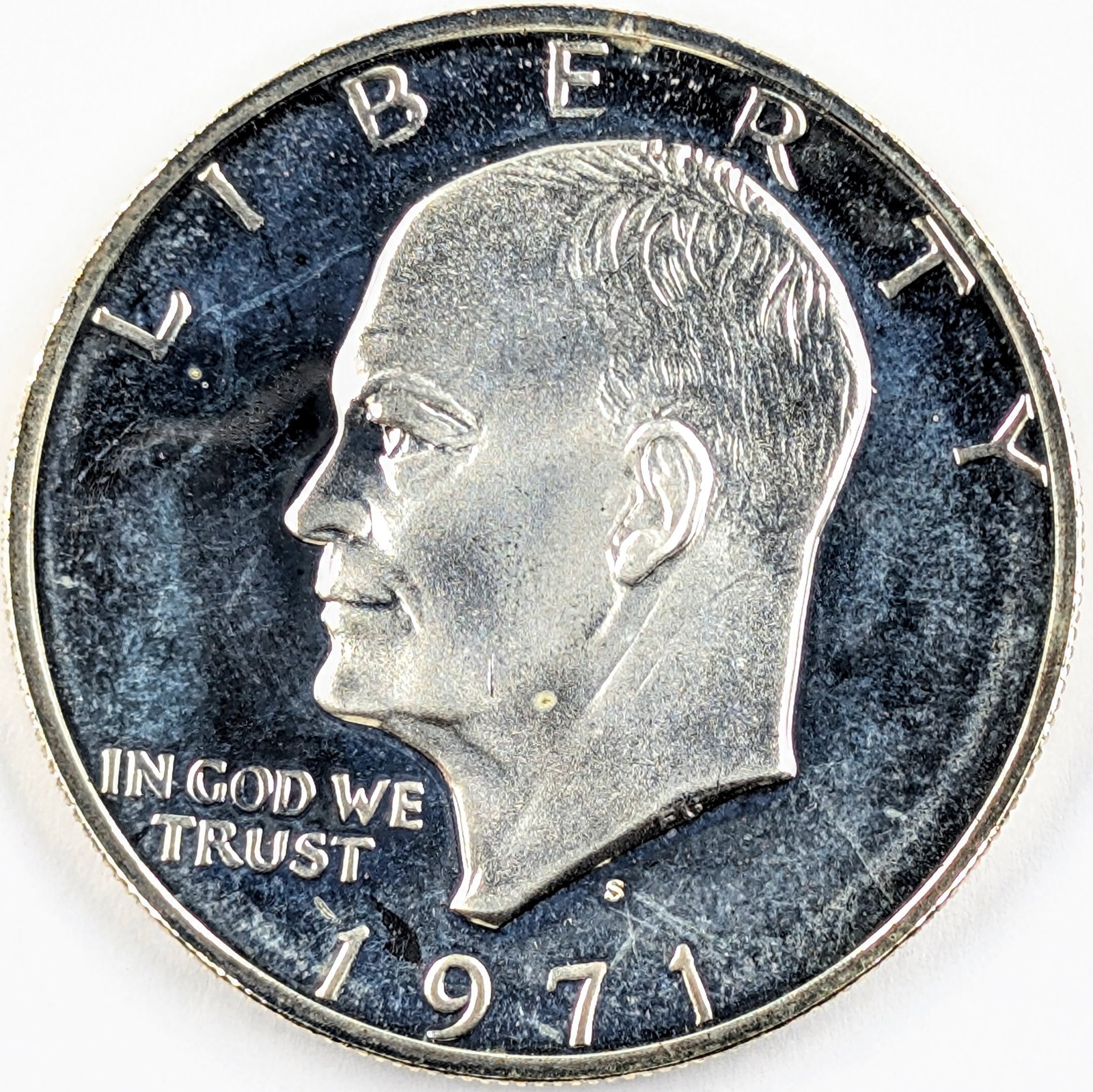 1971 Silver Eisenhower " Ike" Dollar- Proof (1 of 2)