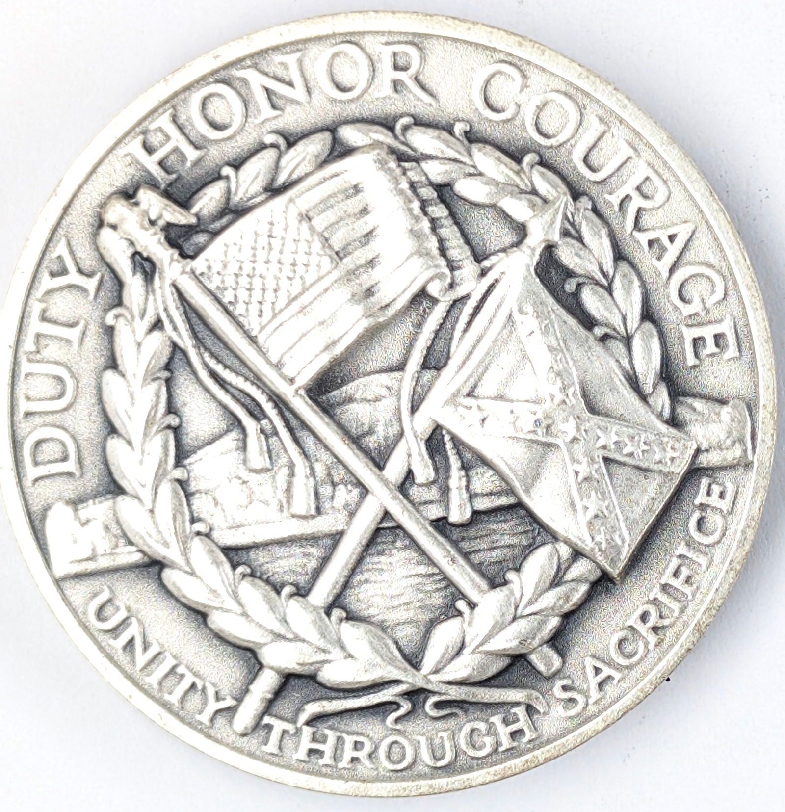 1970 Silver Stone Mountain Confederate Memorial Medal- .999 Pure Silver 1.35 tory oz - 2