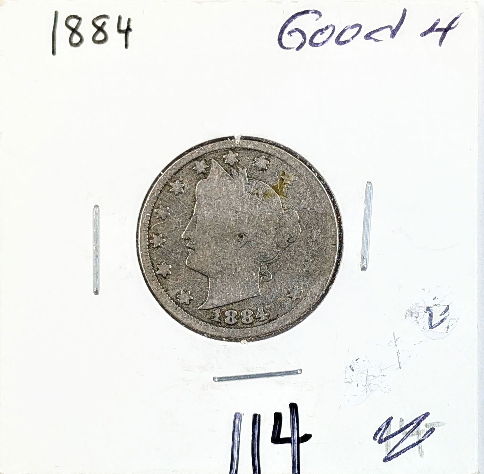 1884 Liberty V Nickel (1 of 2)