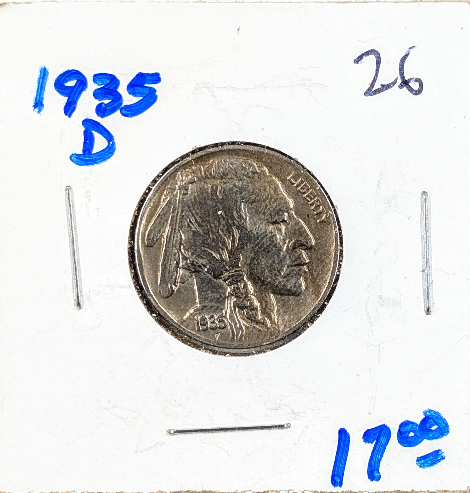1935-D Buffalo Head Nickel (1 of 2)