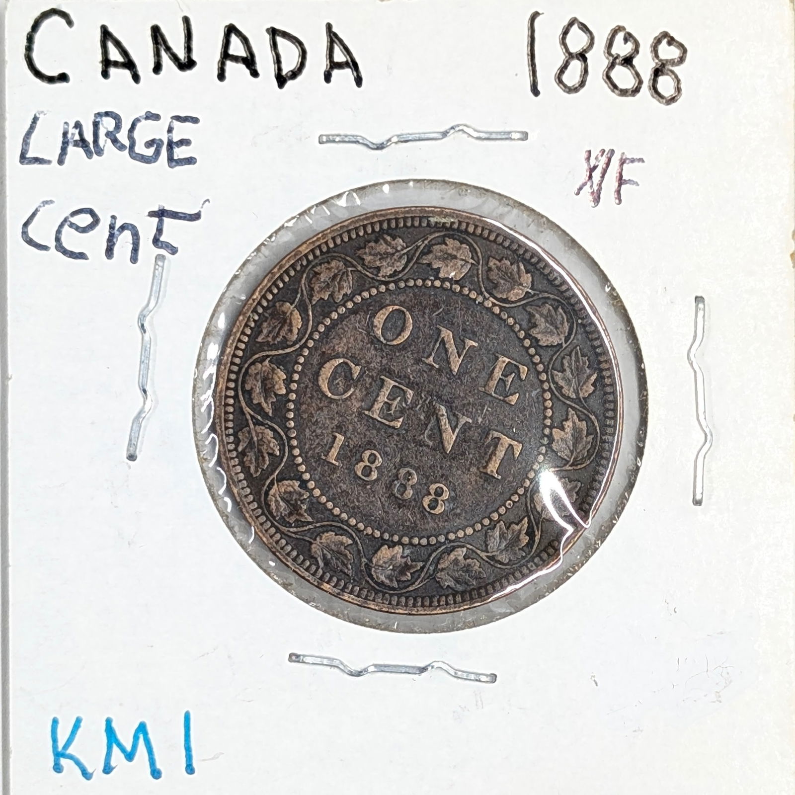 1888 Canadian One Cent Coin (1 of 2)