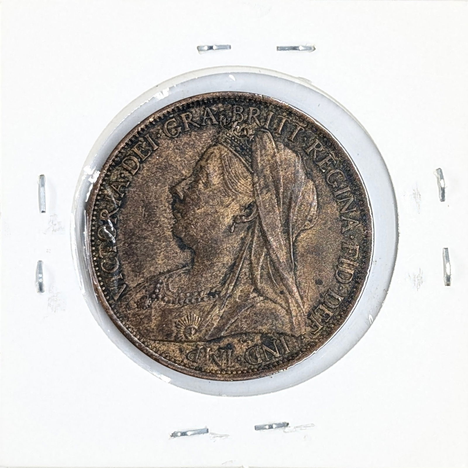 1900 Great Britain One Penny Coin - 2