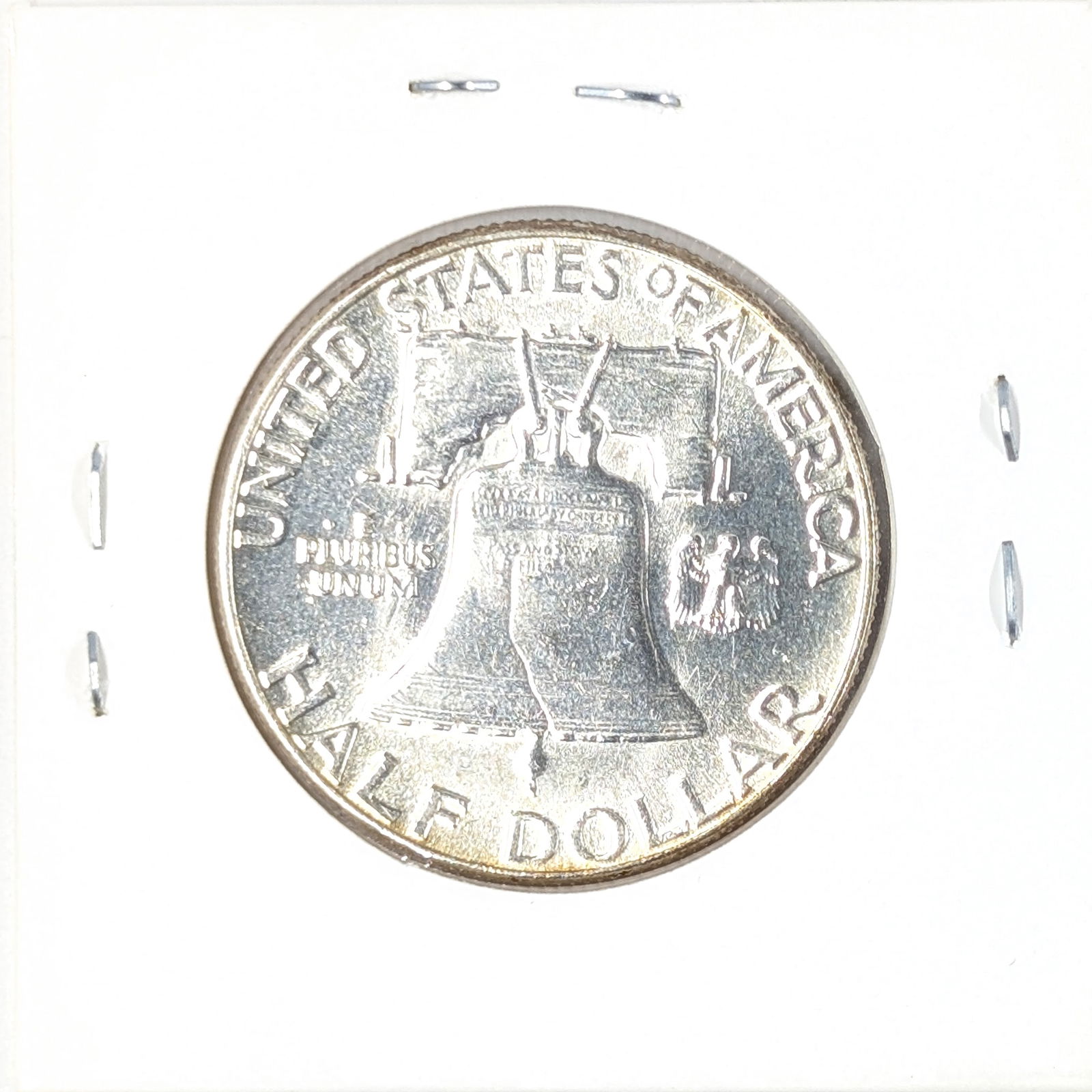 1955 Silver Franklin Half Dollar- KEY DATE, Toner, XF/AU - 2