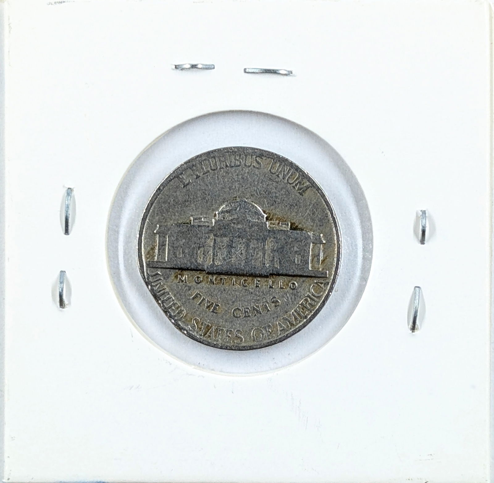 1946 Jefferson Nickel- Clipped Error - 2