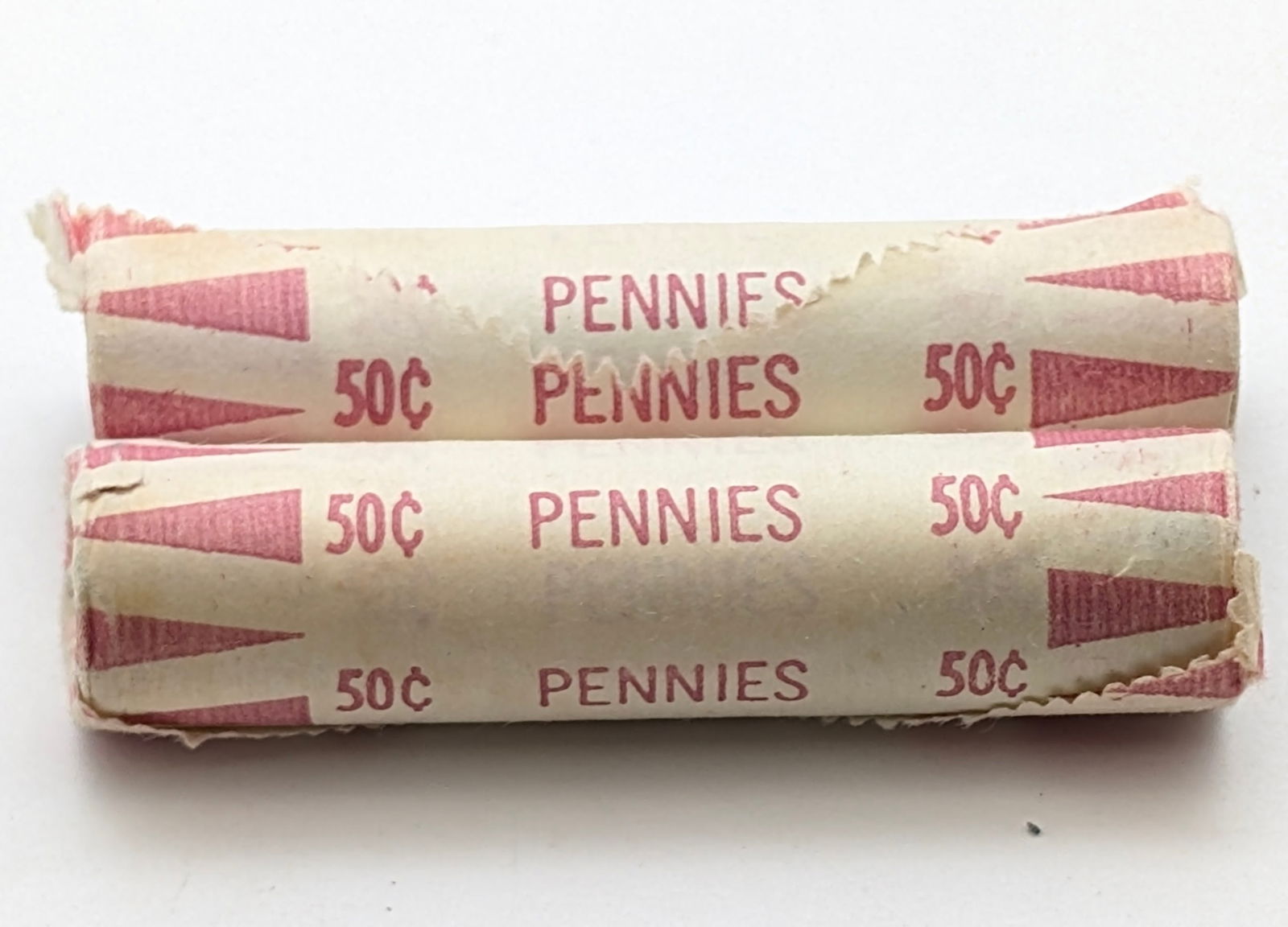 Lot of 2 Rolls (50 Each) Lincoln Cents- 1980- Uncirculated - 4