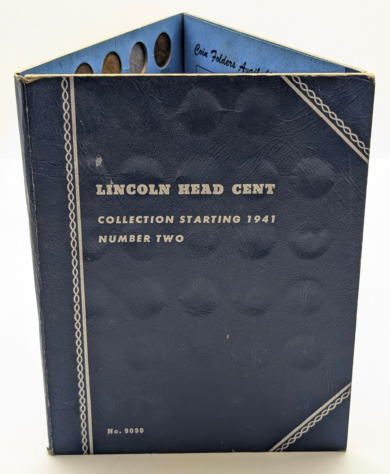 Lincoln Head Cent Coin Starting 1941 Number 2 Book w/ 47 Pennies: _ 