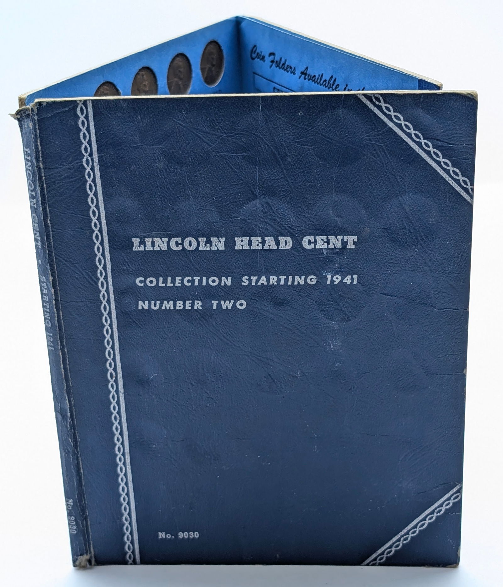 Lincoln Head Cent Coin Starting 1941 Number 2 Book w/ 82 Pennies: _ 
