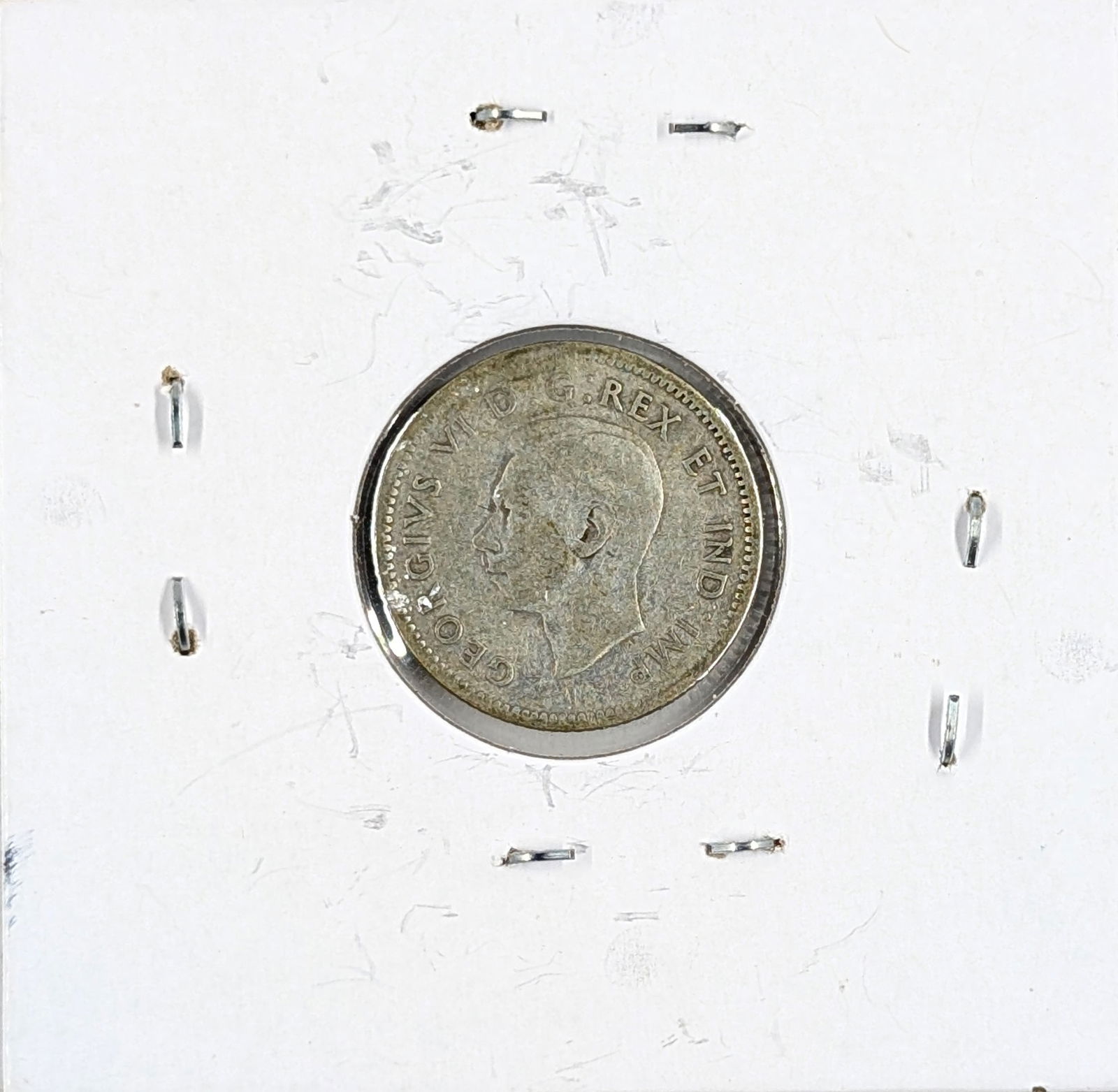 1942 Silver Canadian 10 Cent Coin- 80% Silver 2.33g - 2