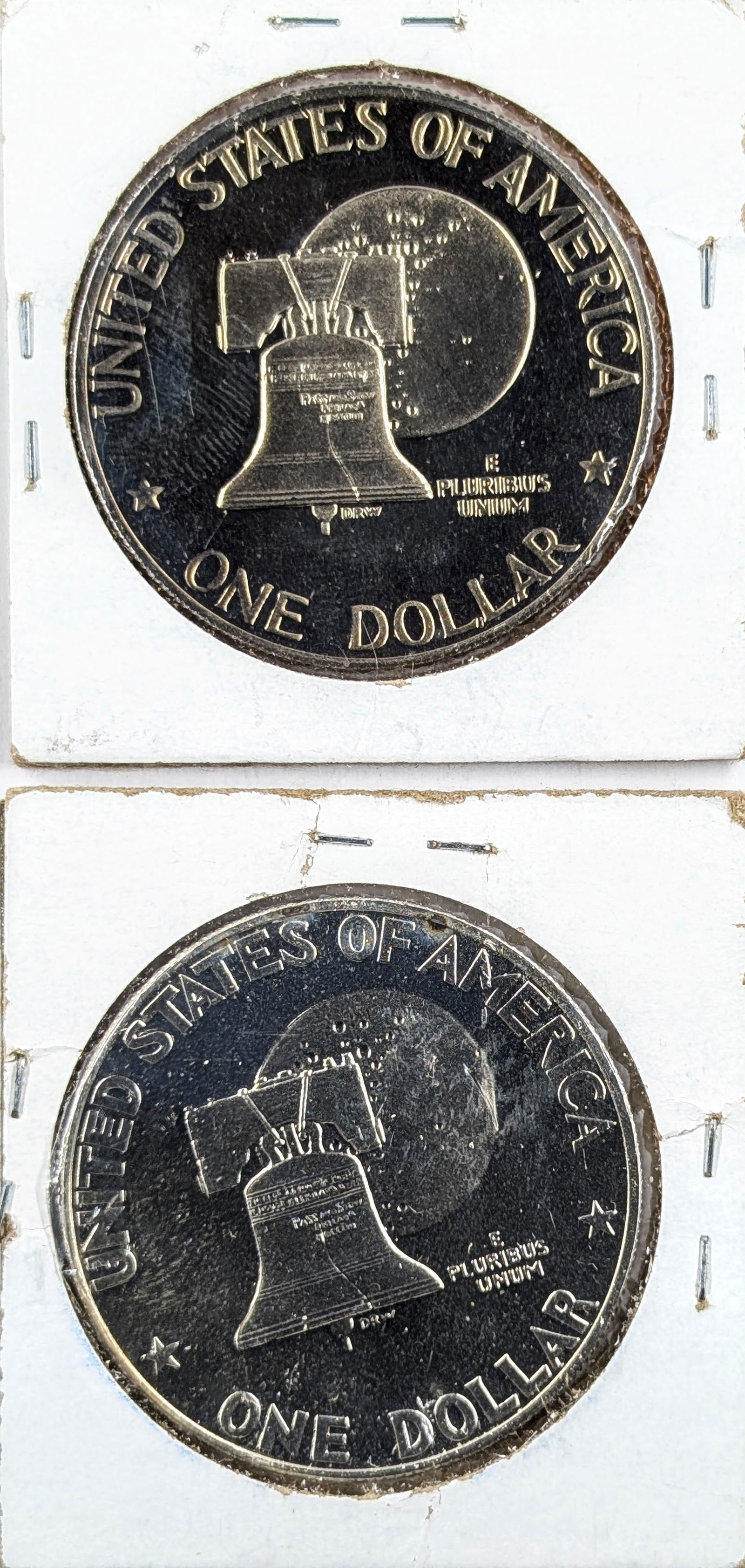 Lot of 2 Eisenhower "Ike" Dollars- 1976-S Proofs - 2