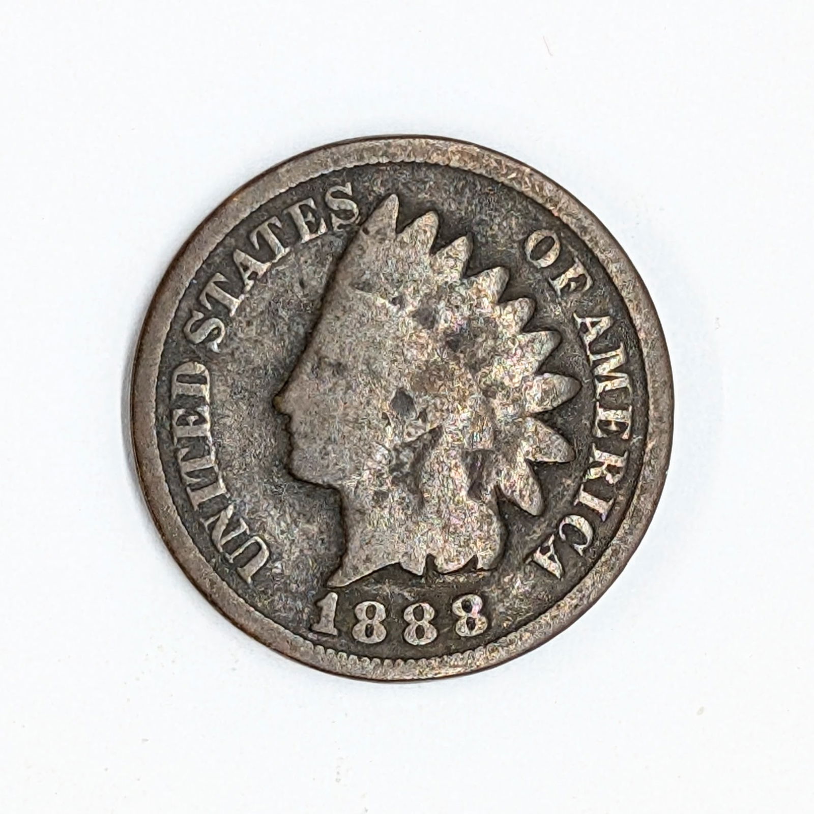 1888 Indian Head Cent: _ 