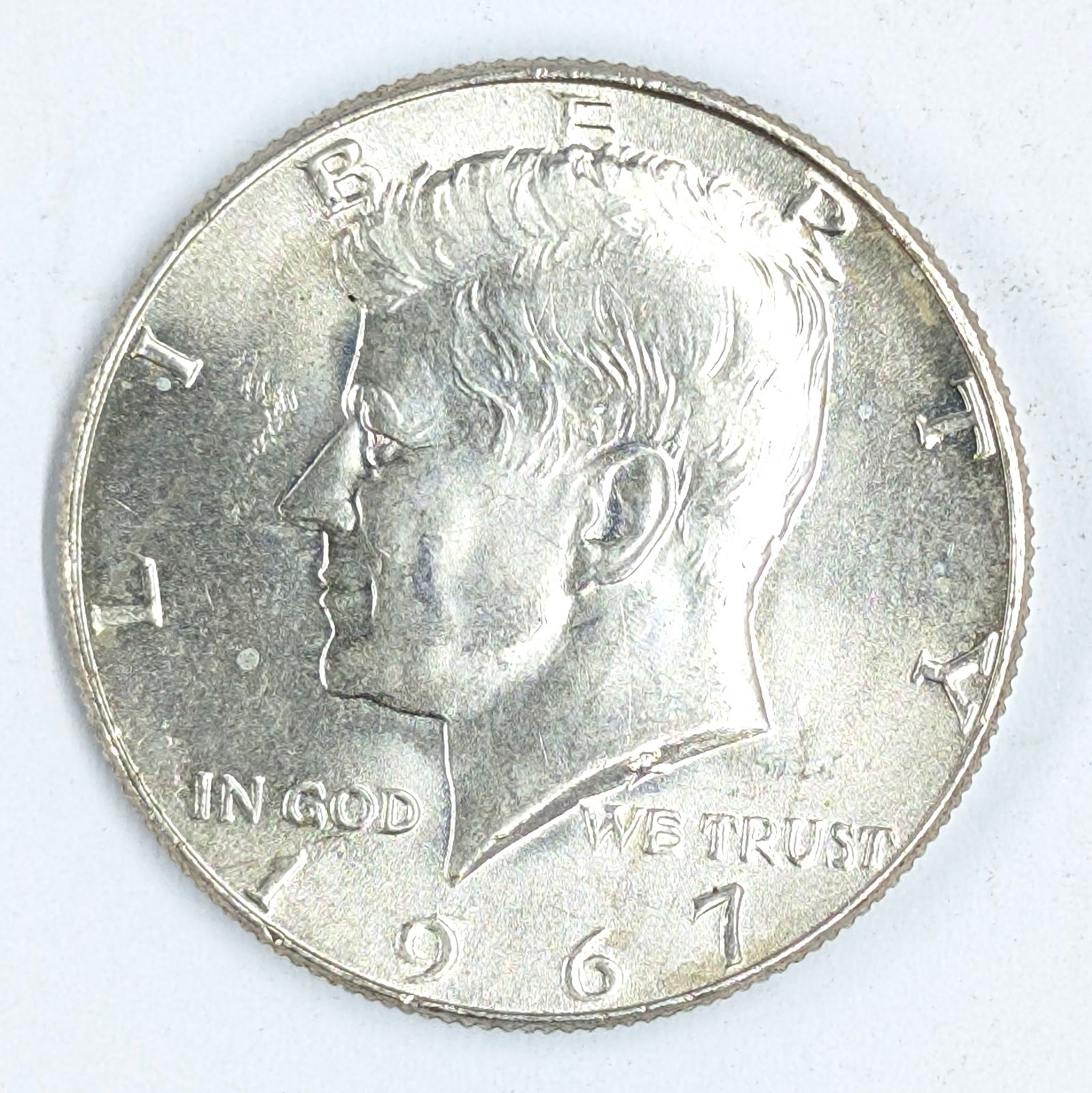 1967 Silver John F Kennedy Half Dollar - Uncirculated (1 of 2)