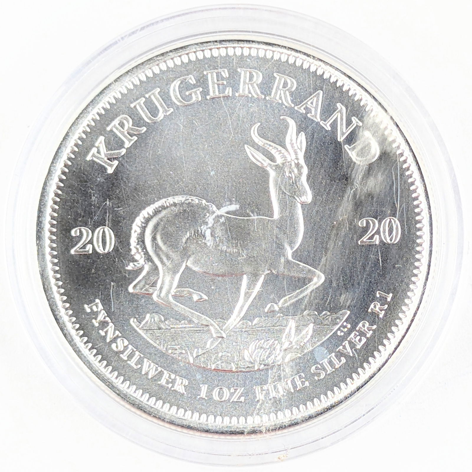 1 Ounce Fine .999 Silver Round - 2020 Krugerrand (1 of 2)