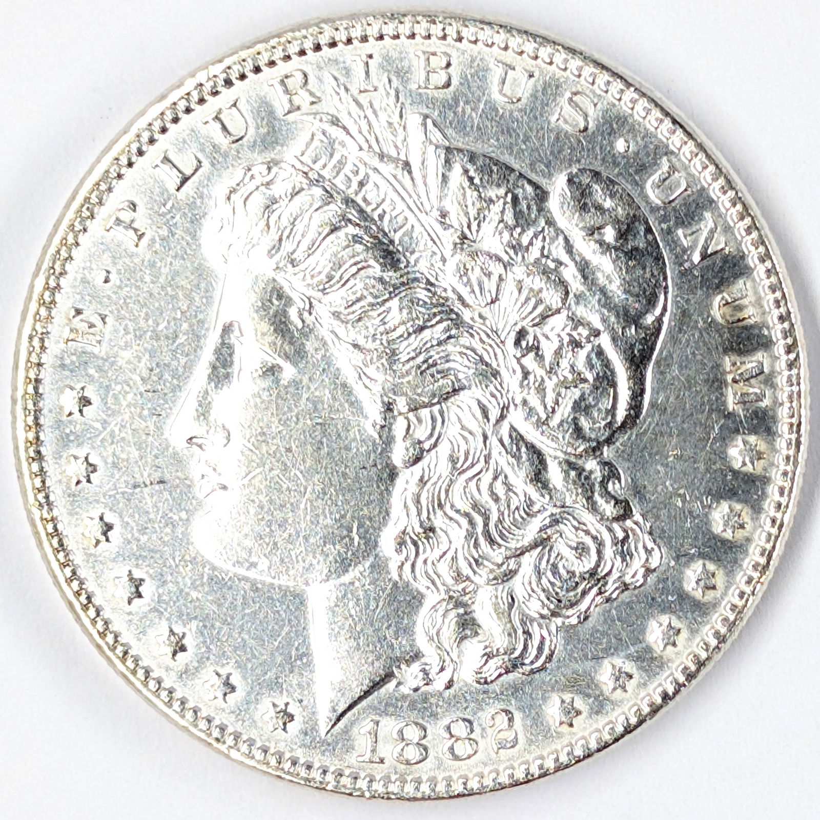 1882 Morgan Silver Dollar: Silver
