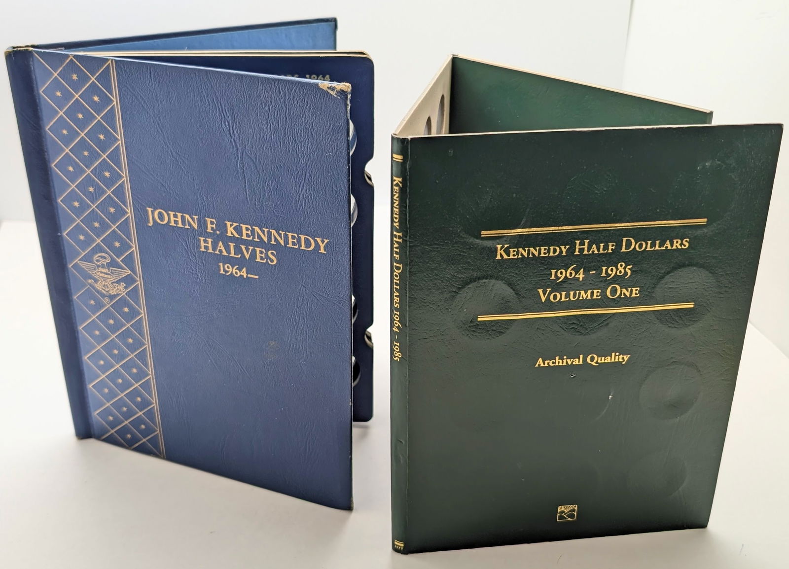 Lot of 2 Empty JFK Half Dollar Books (1 of 4)