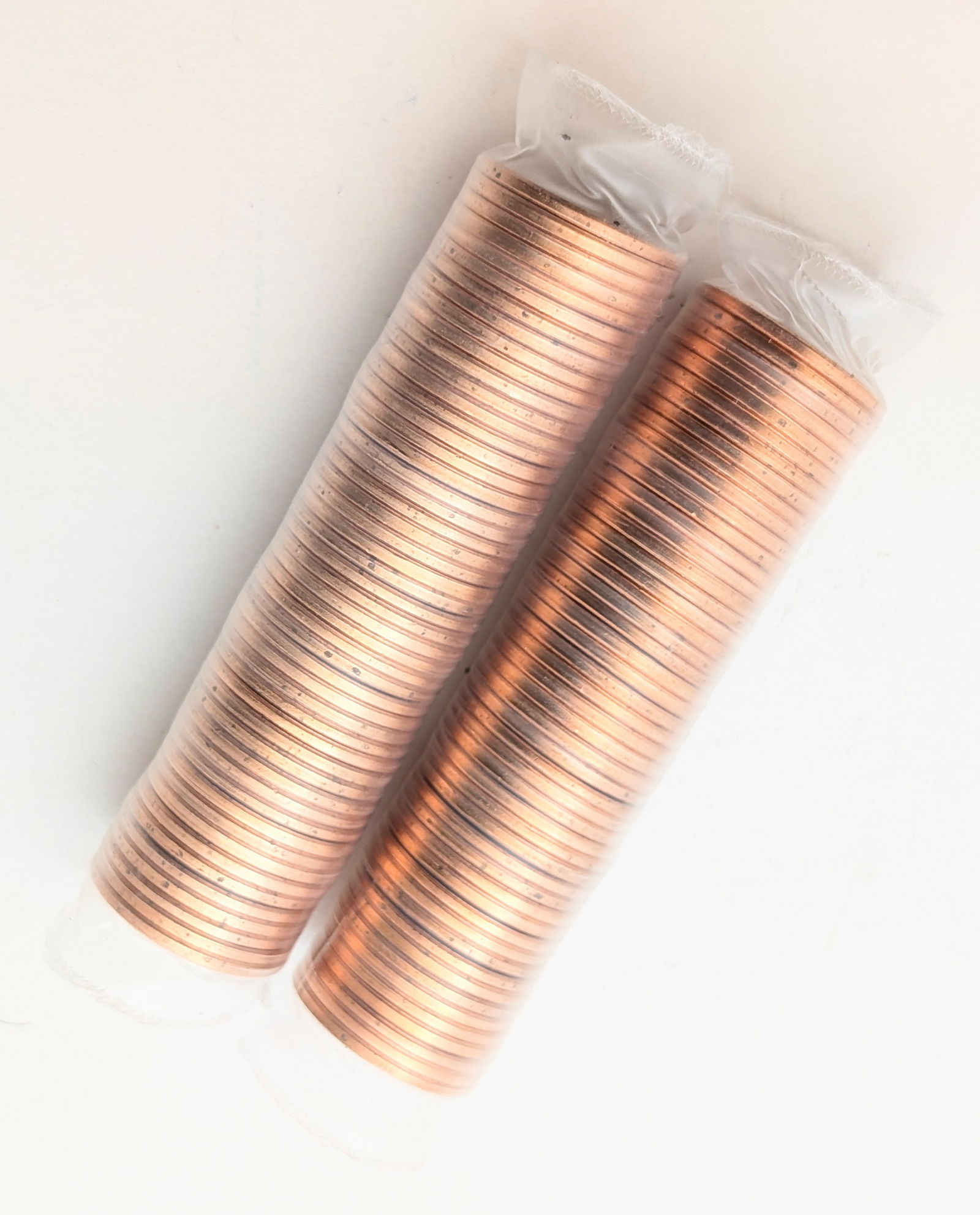 Lot of 2 Rolls of 50 (each) 2009 Uncirculated Lincoln Cents (1 of 3)