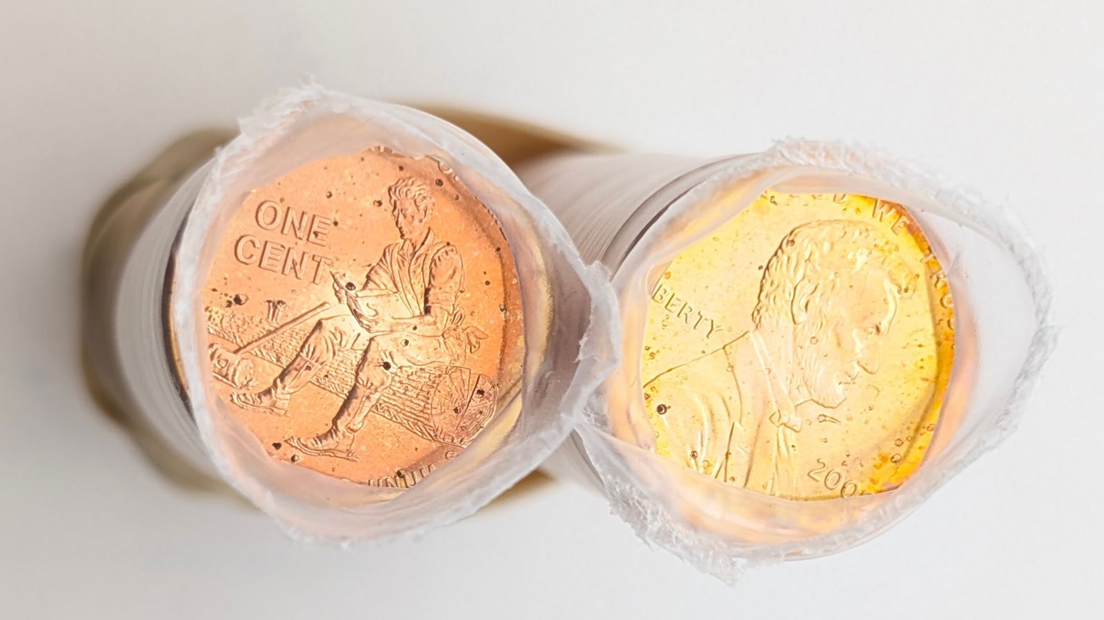 Lot of 2 Rolls of 50 (each) 2009 Uncirculated Lincoln Cents - 3