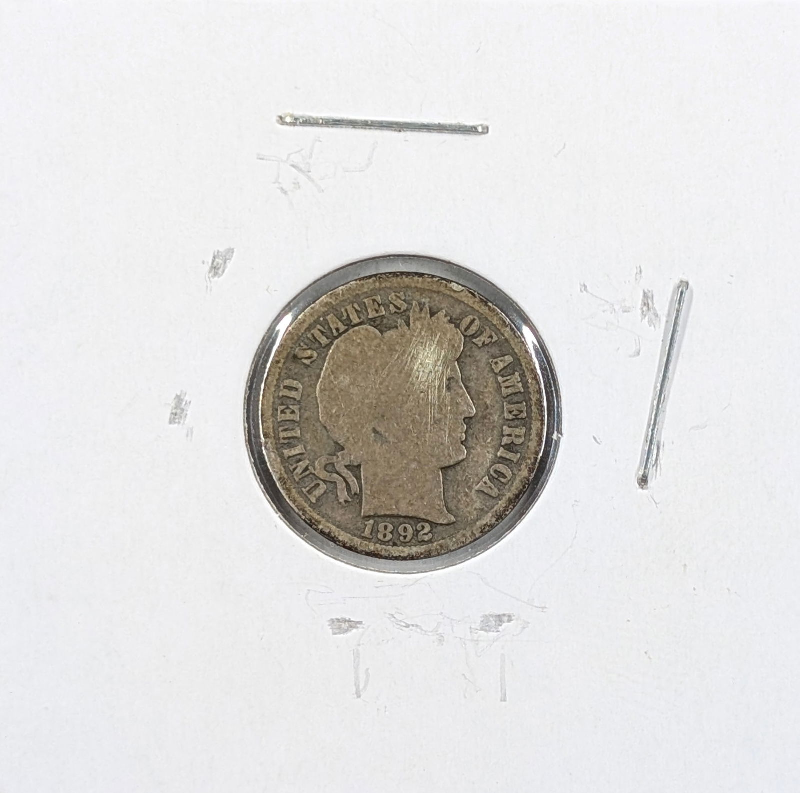 1892-O Silver Barber Dime (1 of 2)
