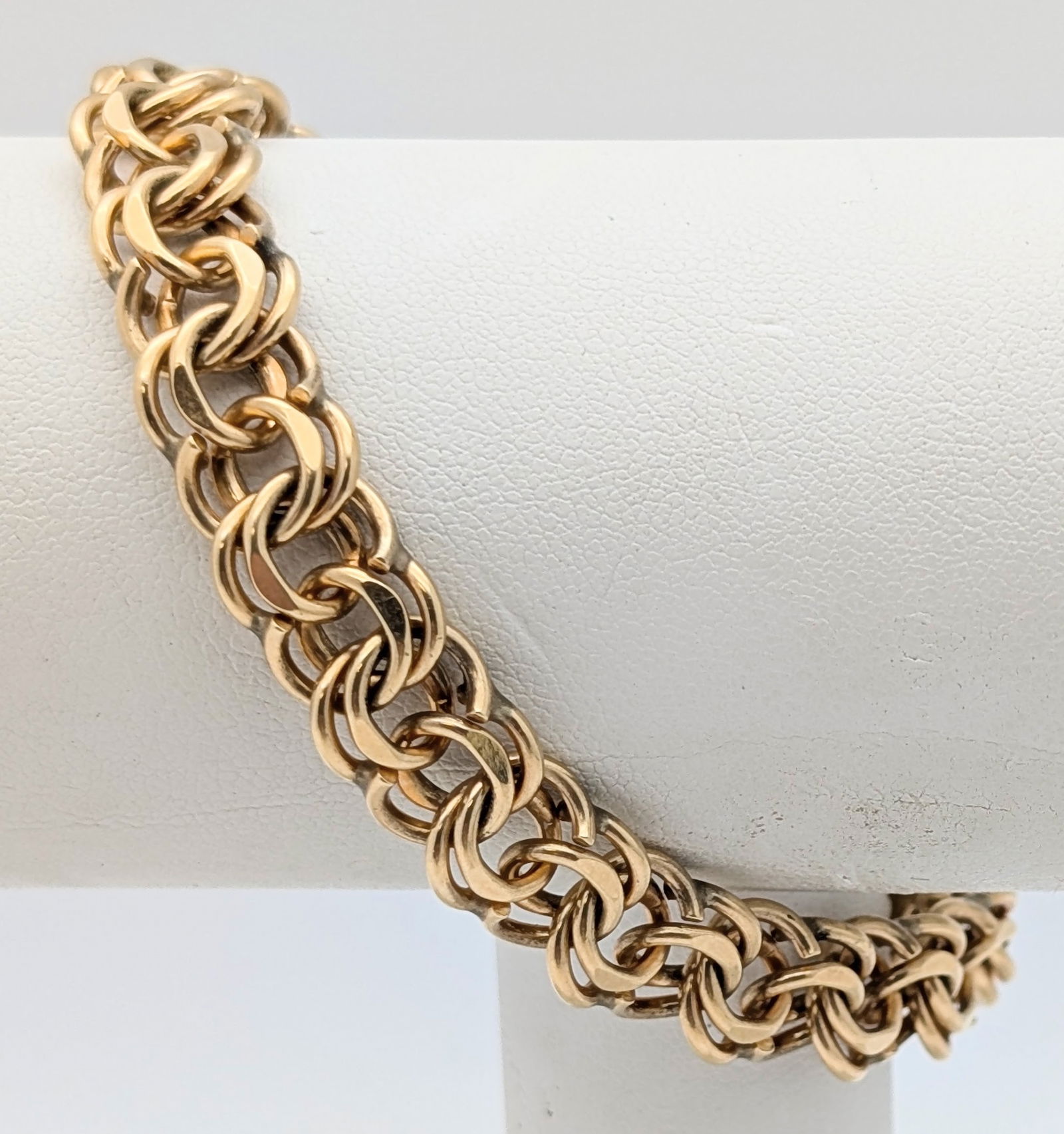 14K Gold Vintage Ladies Charm Bracelet - 23.72g (1 of 5)