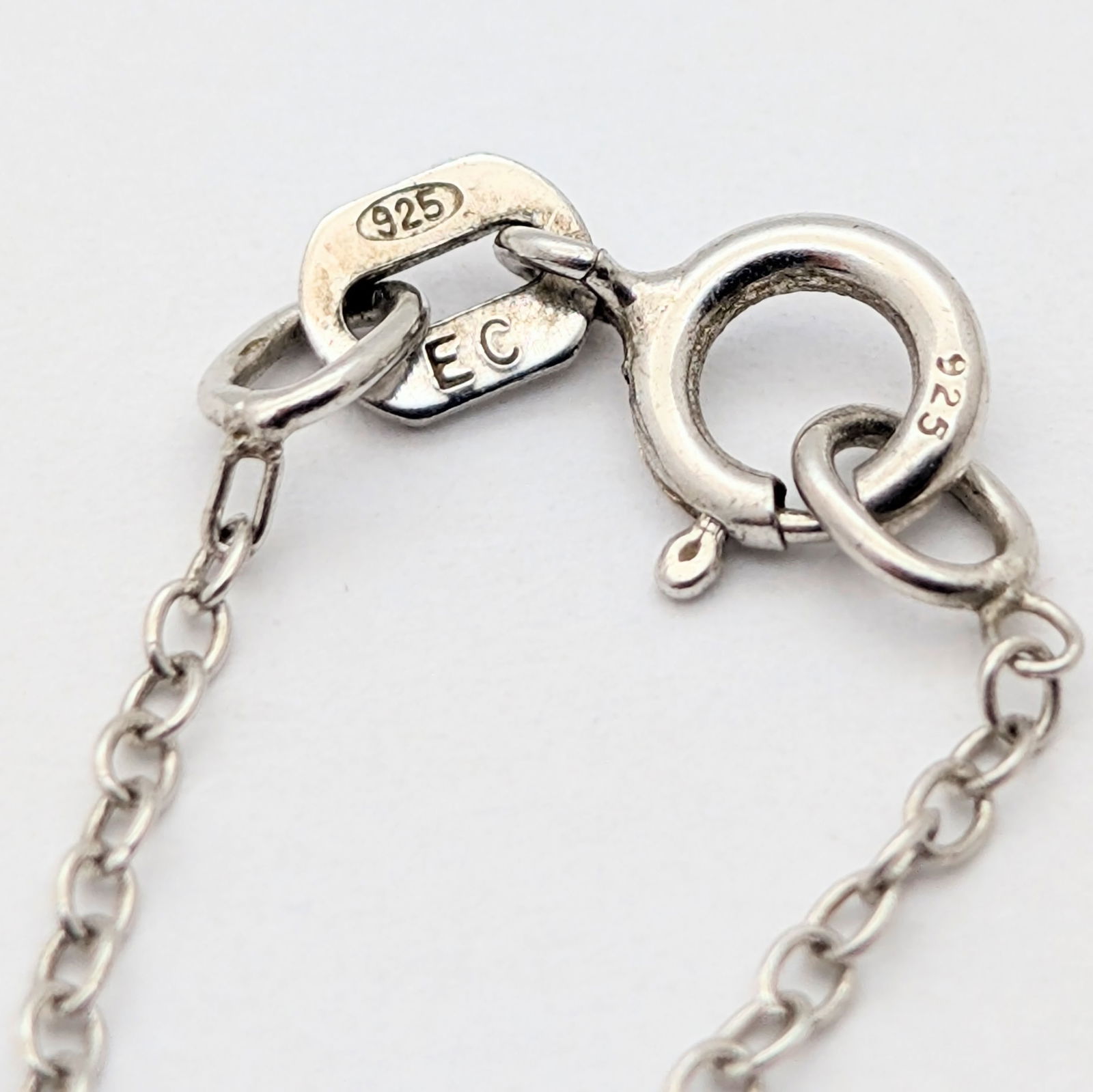 Lot of 2 Sterling Silver Chain Necklaces - 4