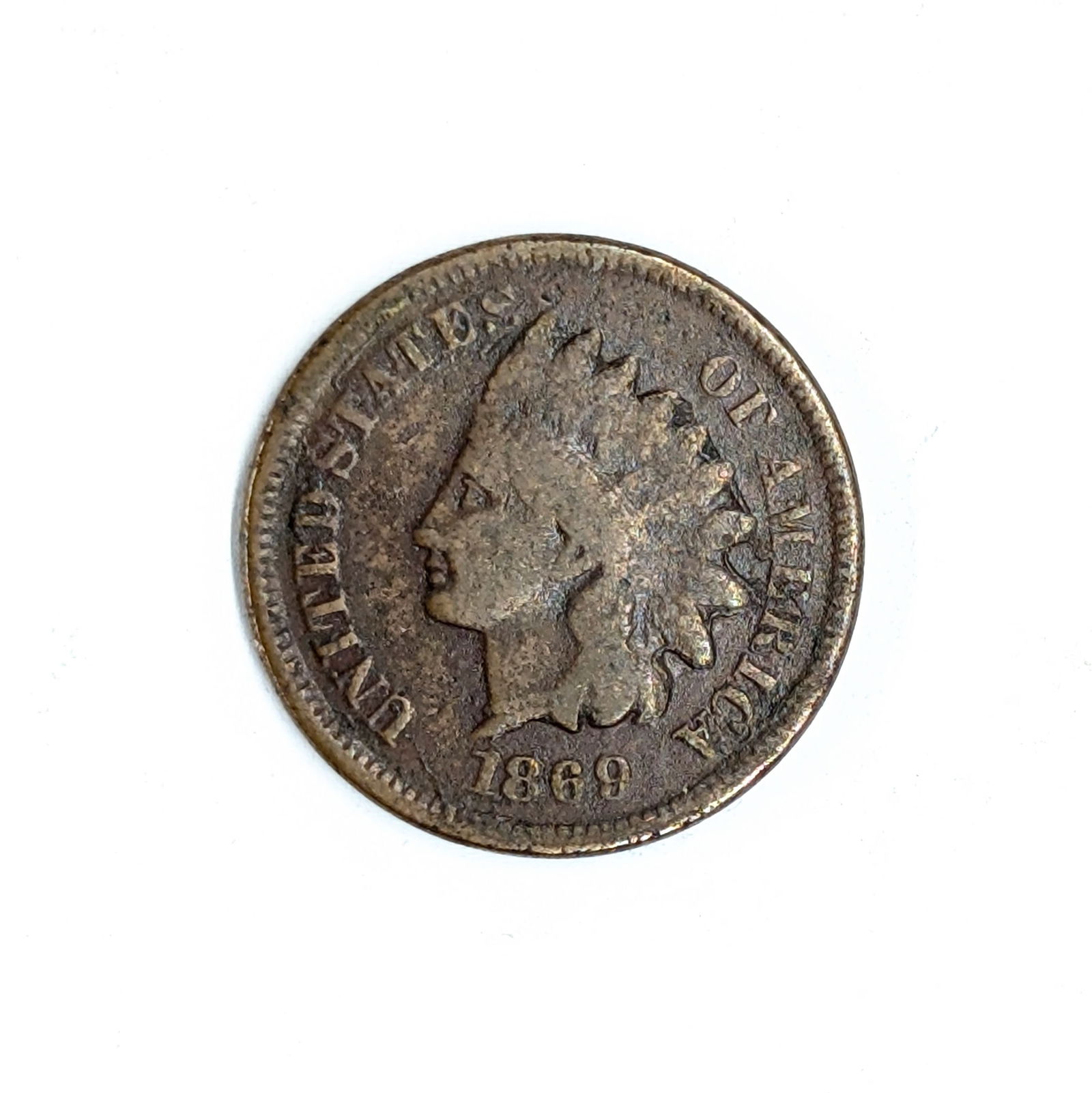 1869 Indian Head Cent (1 of 2)