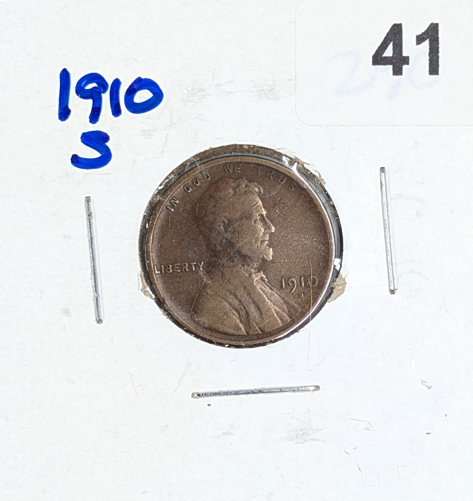 1910-S Wheat Cent: Coin