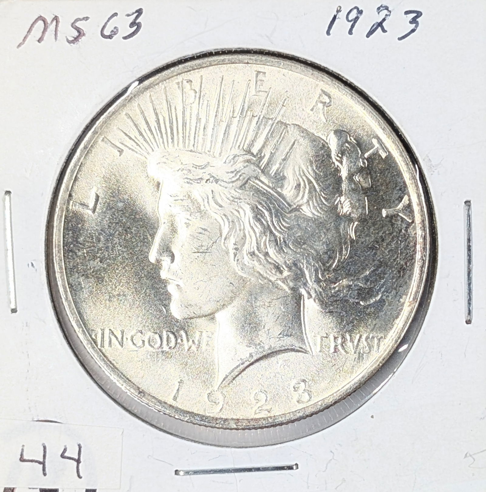 1923 Silver Peace Dollar: Silver 