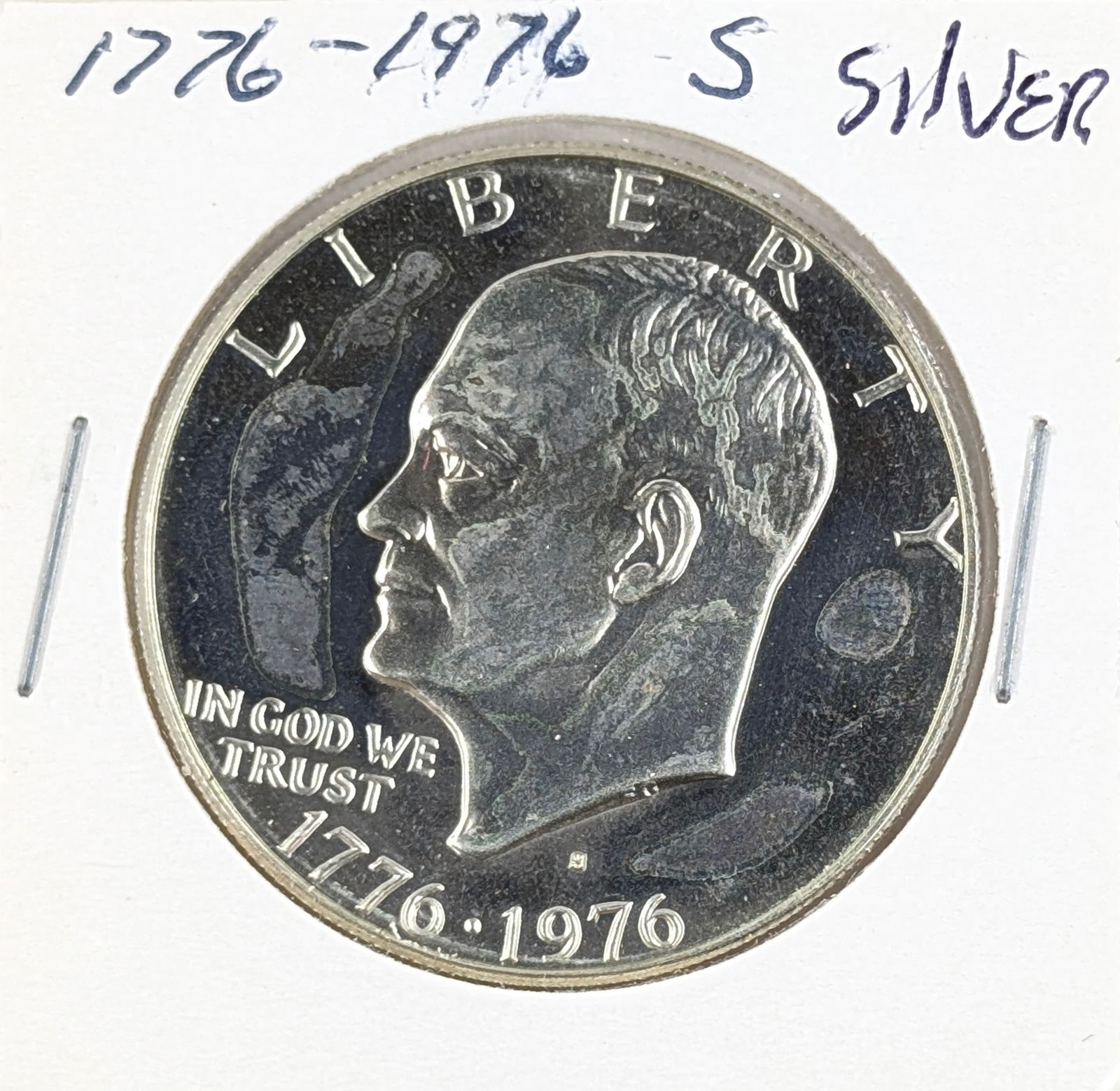 Bicentennial 1976-S Eisenhower " Ike" Uncirculated Silver Dollar (1 of 2)