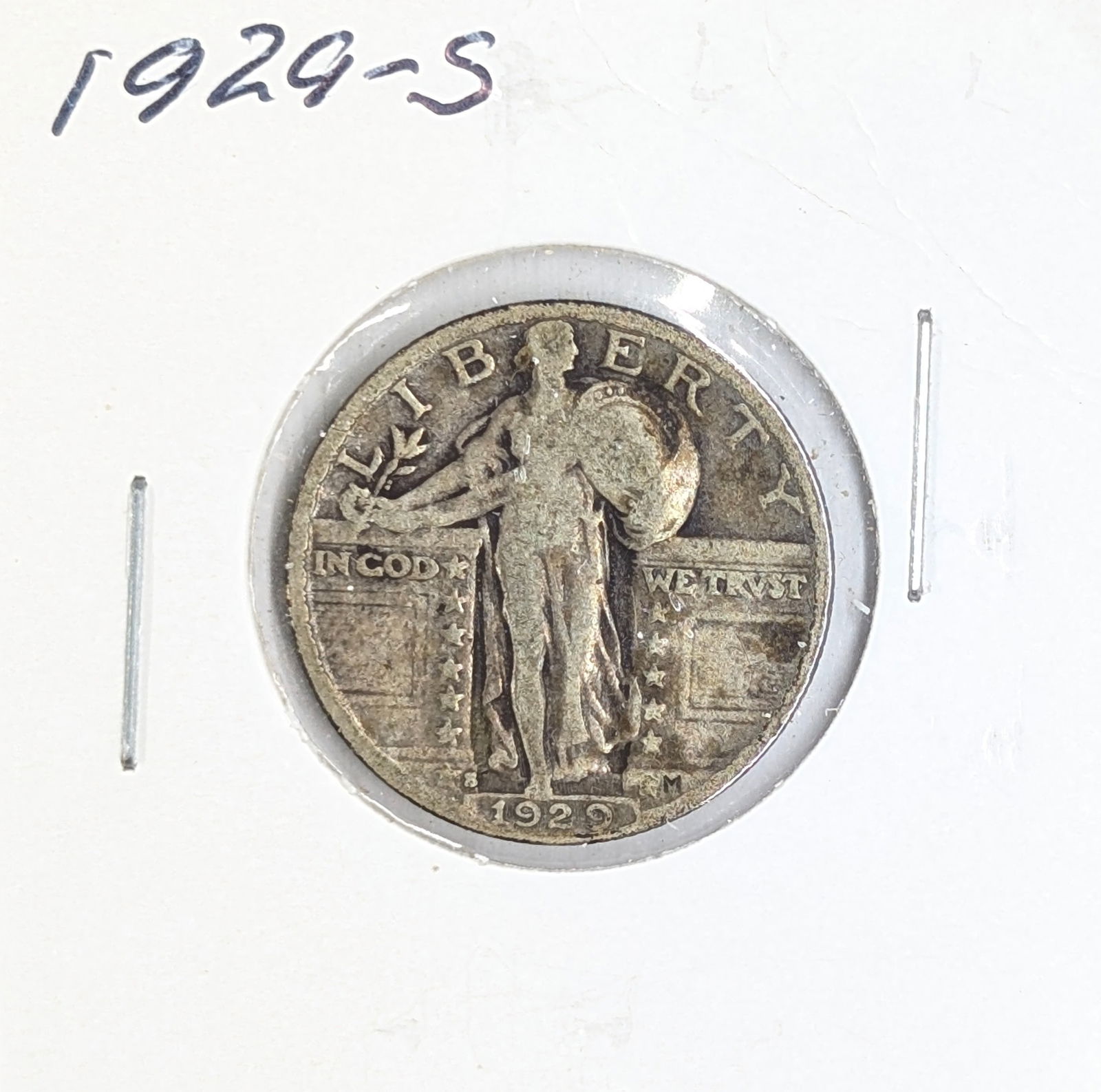 1929-S Silver Standing Liberty Quarter: Silver 