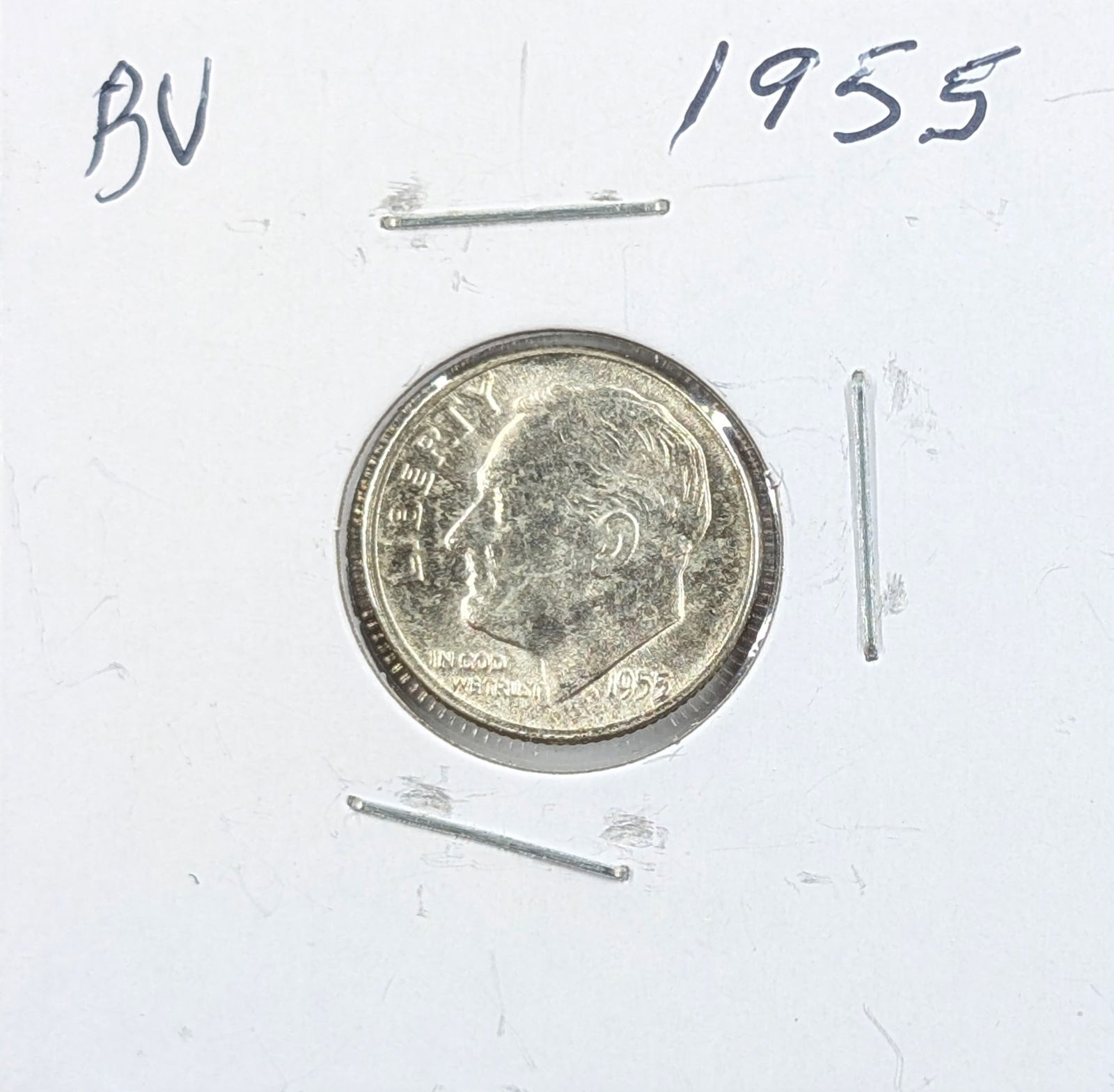 1955 Silver Roosevelt Dime - Great Condition (1 of 2)
