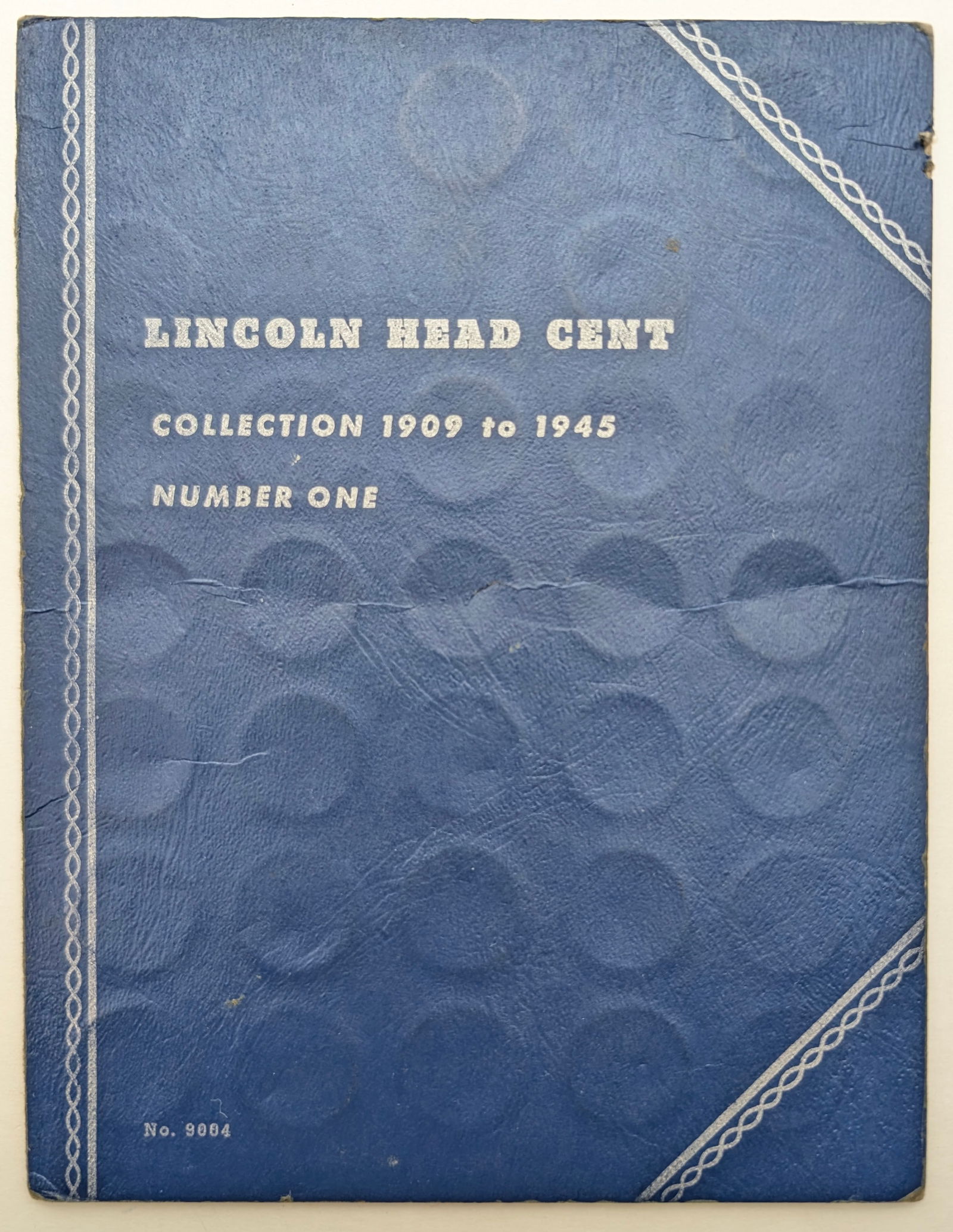 Lincoln Head Cent Book - 1909 VDB - 1920: Coin book is broken, only 1 page of coins 